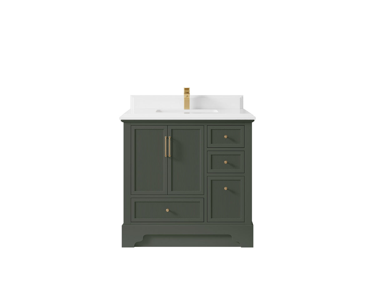 Alys 36 in. W x 22 in. D Center Sink Bathroom Vanity