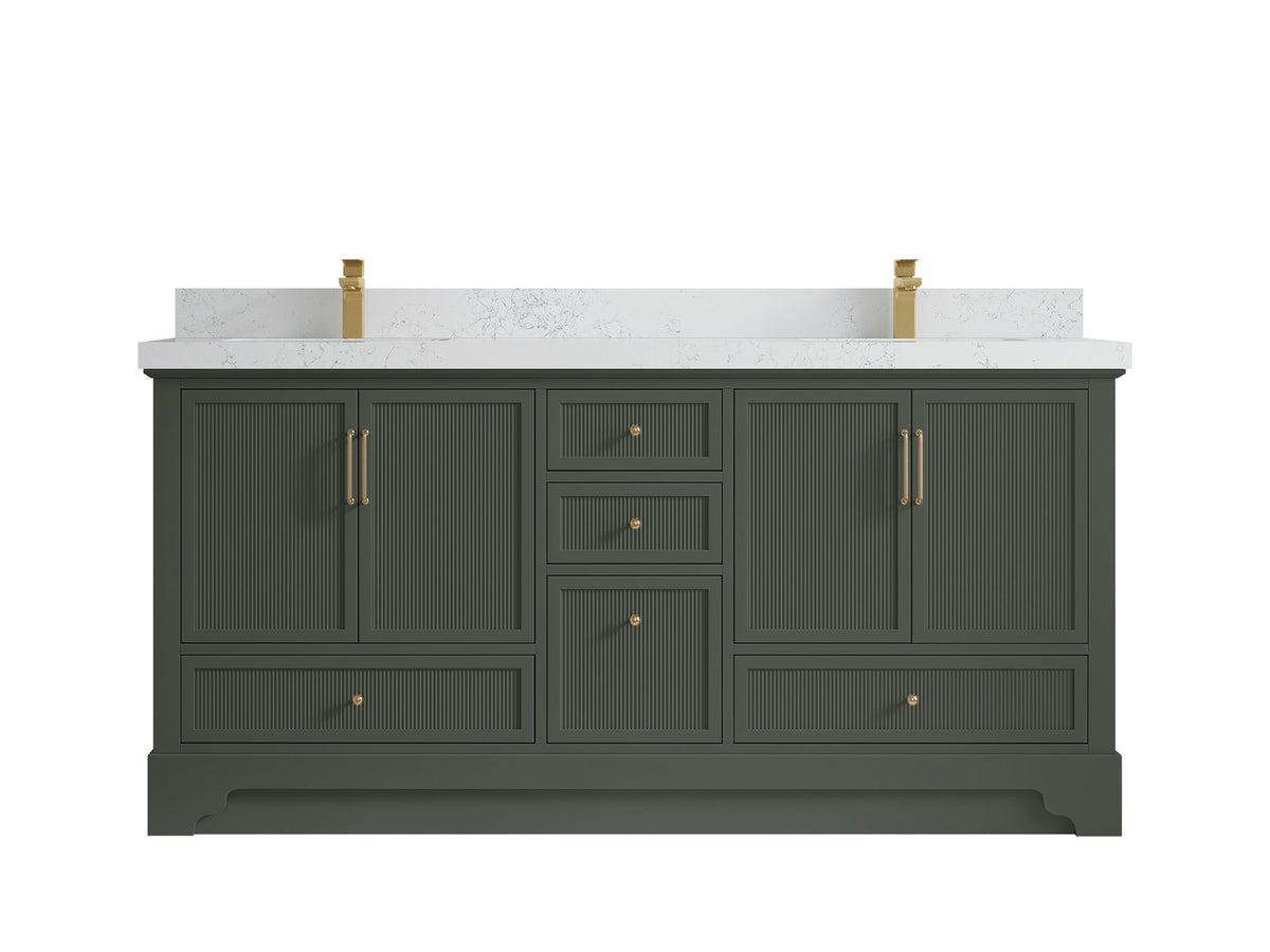 Alys 72 in. W x 22 in. D Double Sink Bathroom Vanity