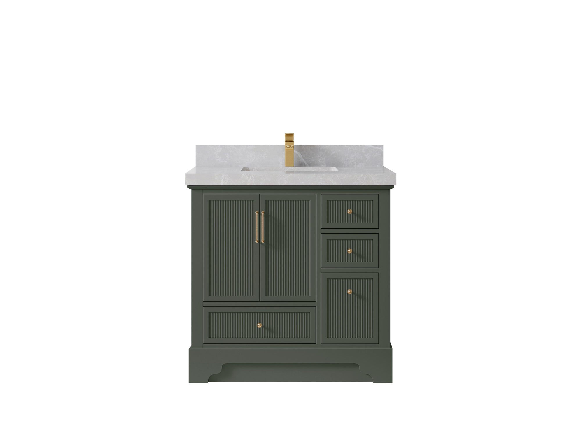 Alys 36 in. W x 22 in. D Center Sink Bathroom Vanity