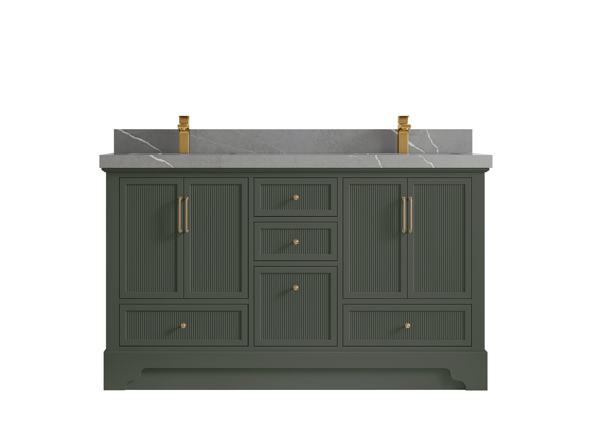 Alys 60 in. W x 22 in. D Double Sink Bathroom Vanity