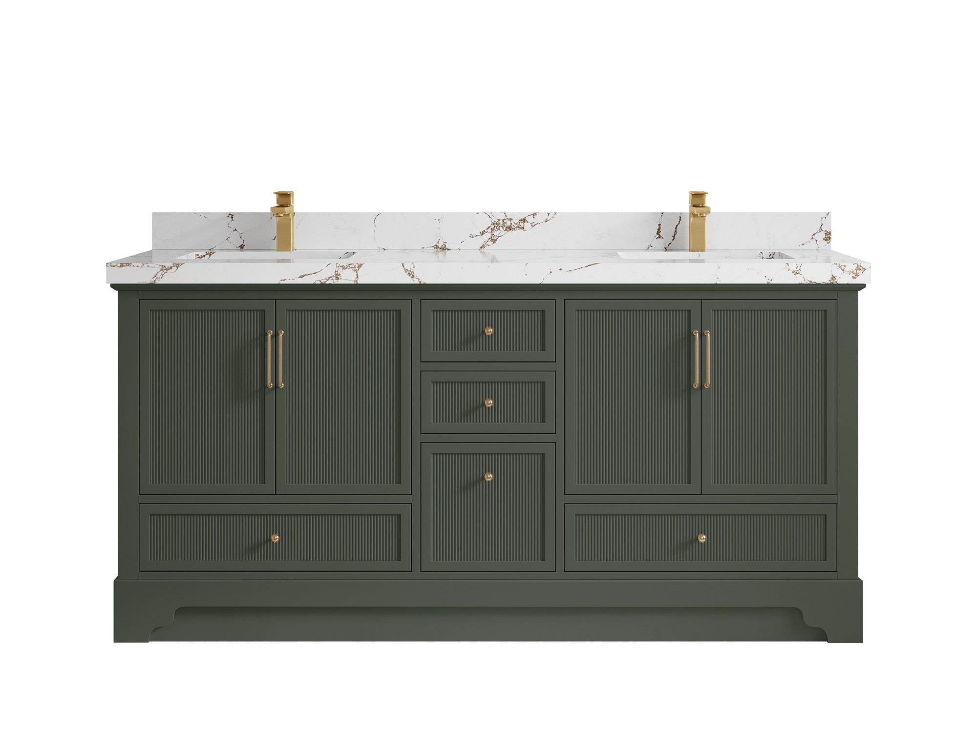 Alys 72 in. W x 22 in. D Double Sink Bathroom Vanity