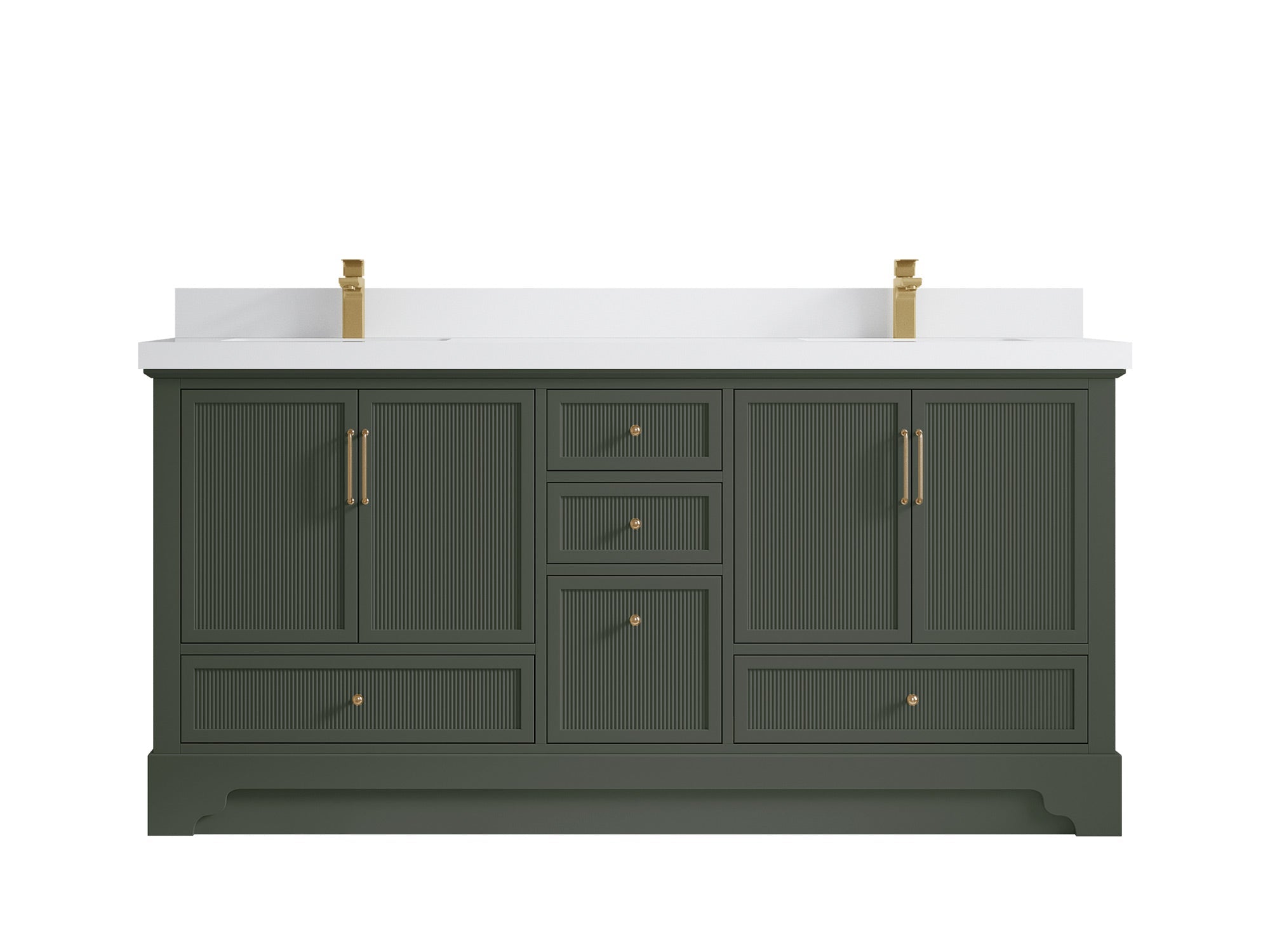 Alys 72 in. W x 22 in. D Double Sink Bathroom Vanity