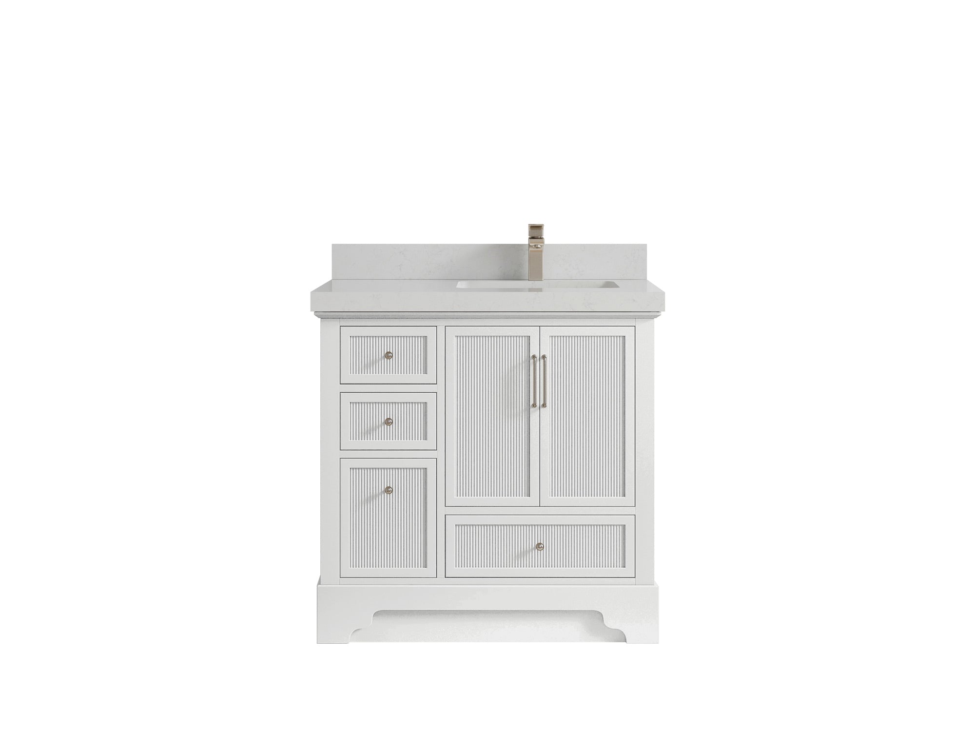 Alys 36 in. W x 22 in. D Right Offset Sink Bathroom Vanity