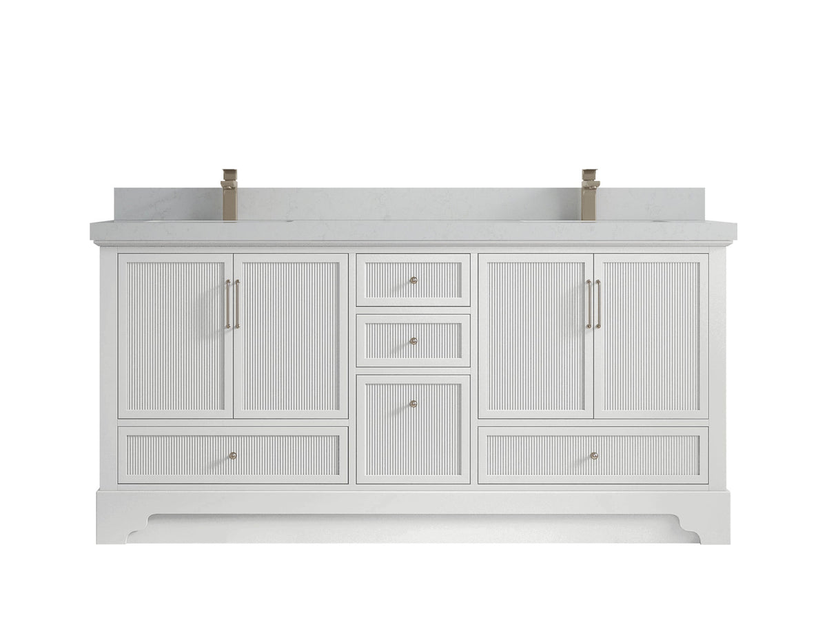 Alys 72 in. W x 22 in. D Double Sink Bathroom Vanity