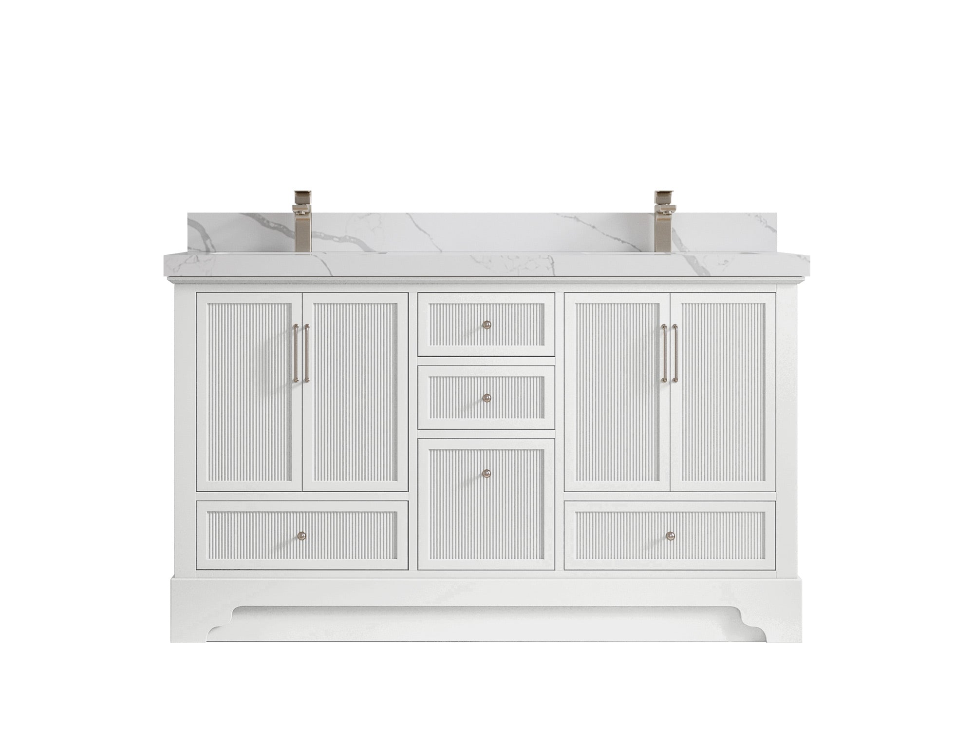 Alys 60 in. W x 22 in. D Double Sink Bathroom Vanity