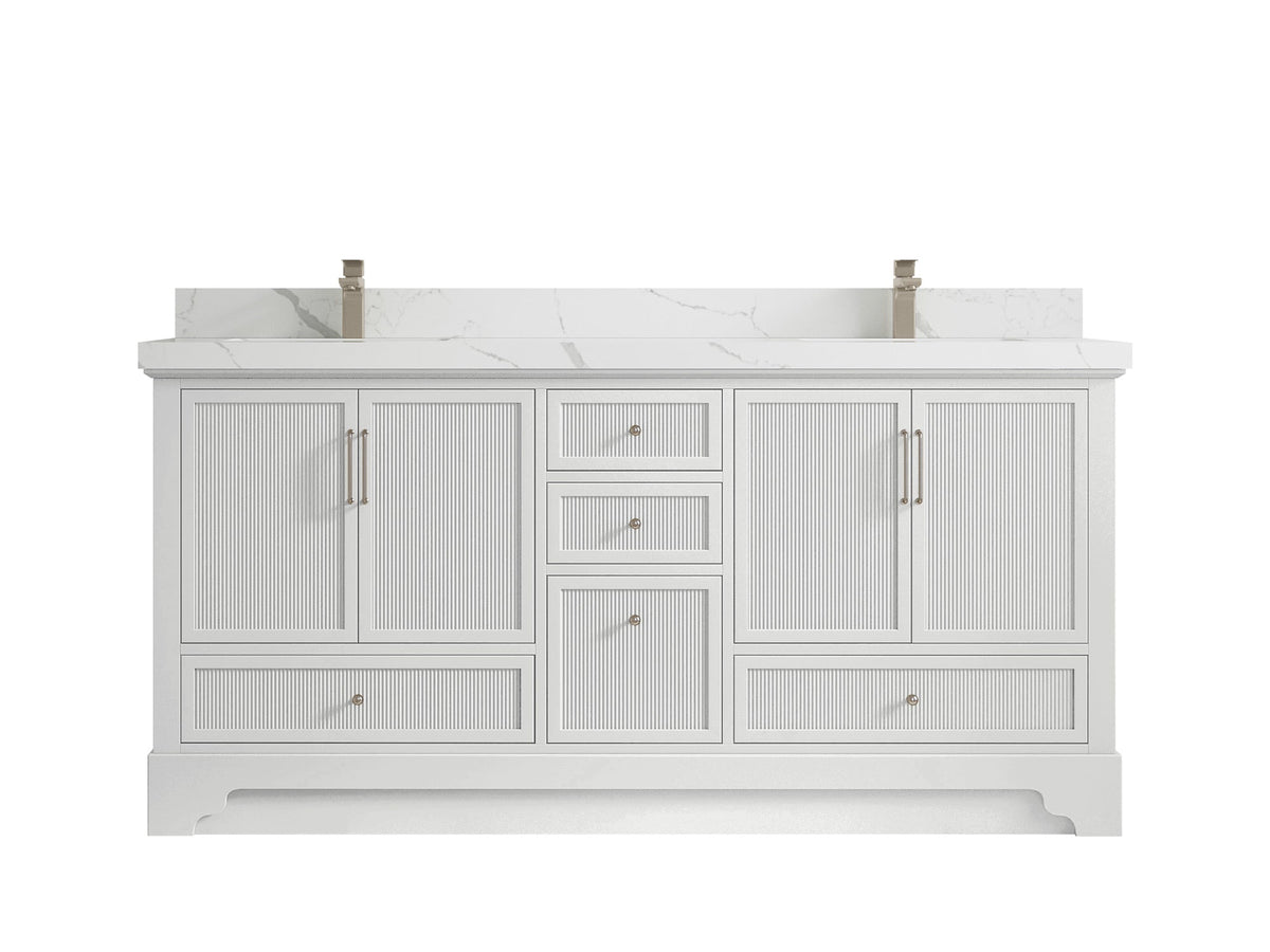 Alys 72 in. W x 22 in. D Double Sink Bathroom Vanity
