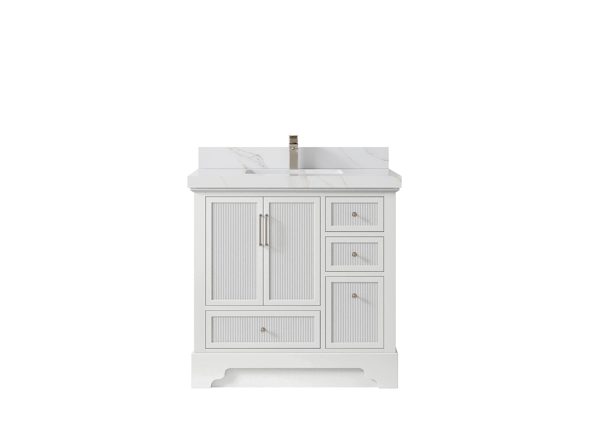 Alys 36 in. W x 22 in. D Center Sink Bathroom Vanity
