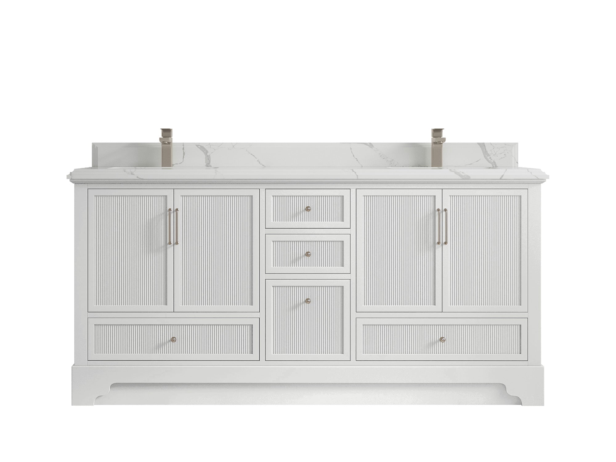 Alys 72 in. W x 22 in. D Double Sink Bathroom Vanity