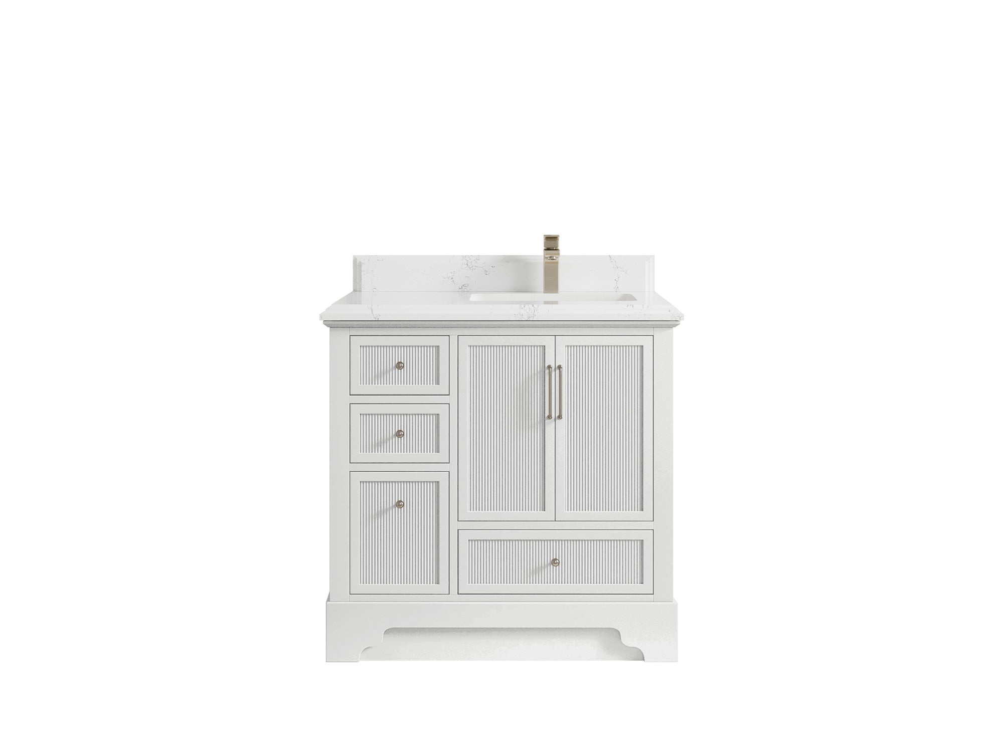 Alys 36 in. W x 22 in. D Right Offset Sink Bathroom Vanity