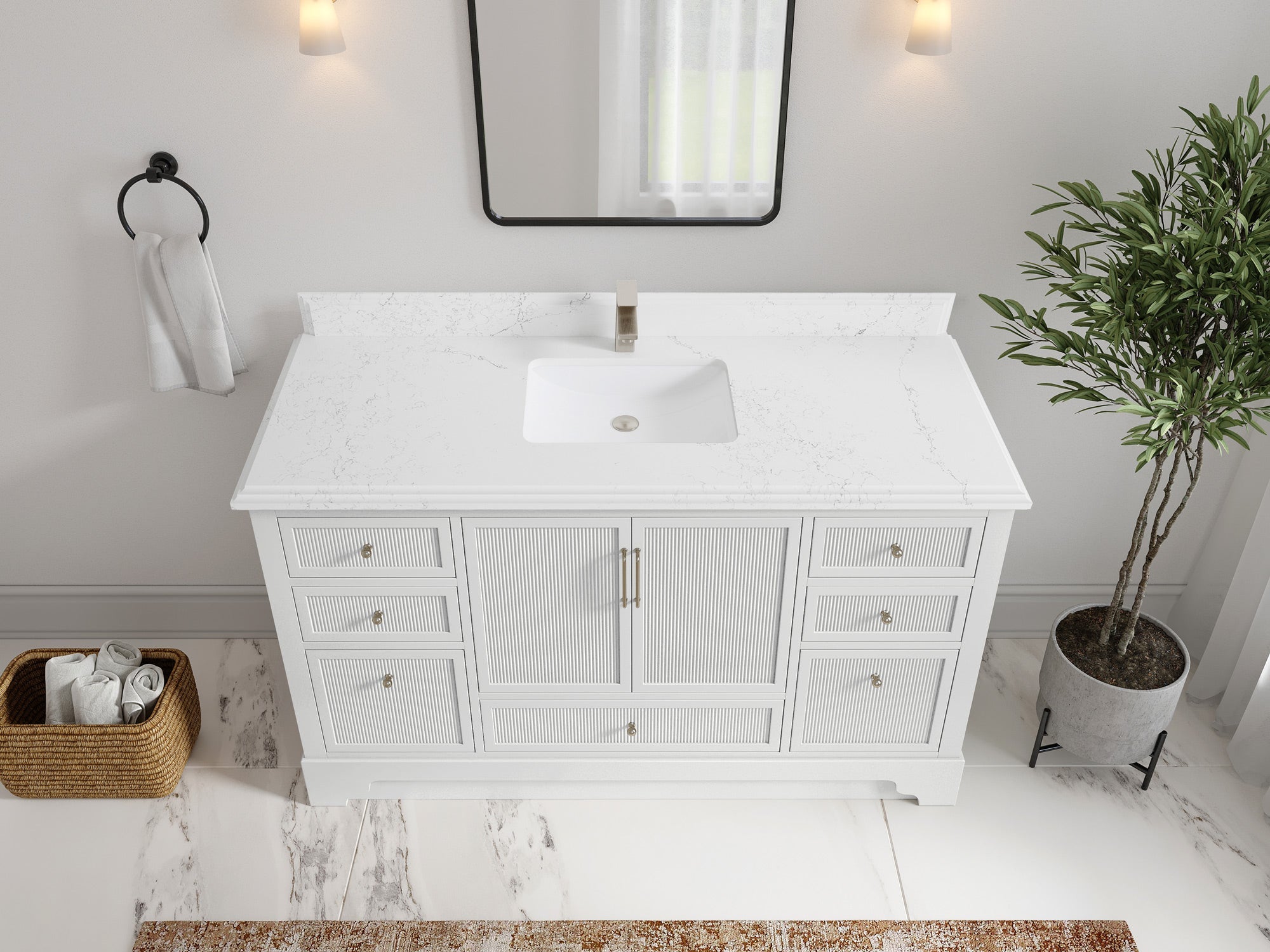 ALS WH DC EMP WT 60S TOP VIEW