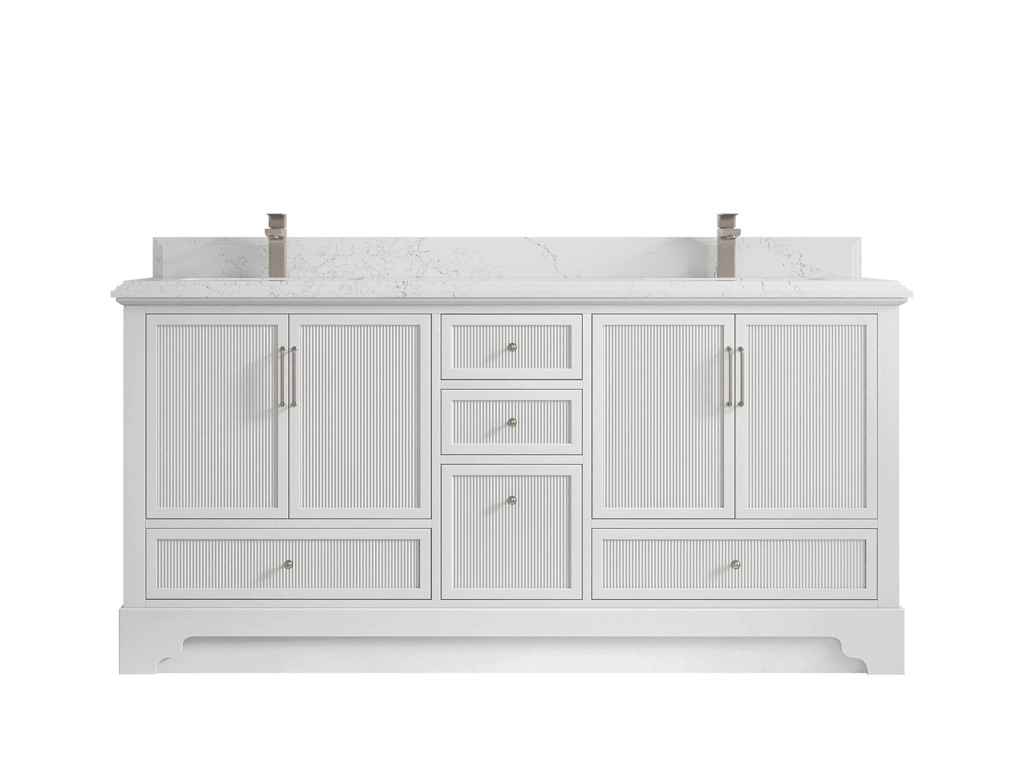 Alys 72 in. W x 22 in. D Double Sink Bathroom Vanity