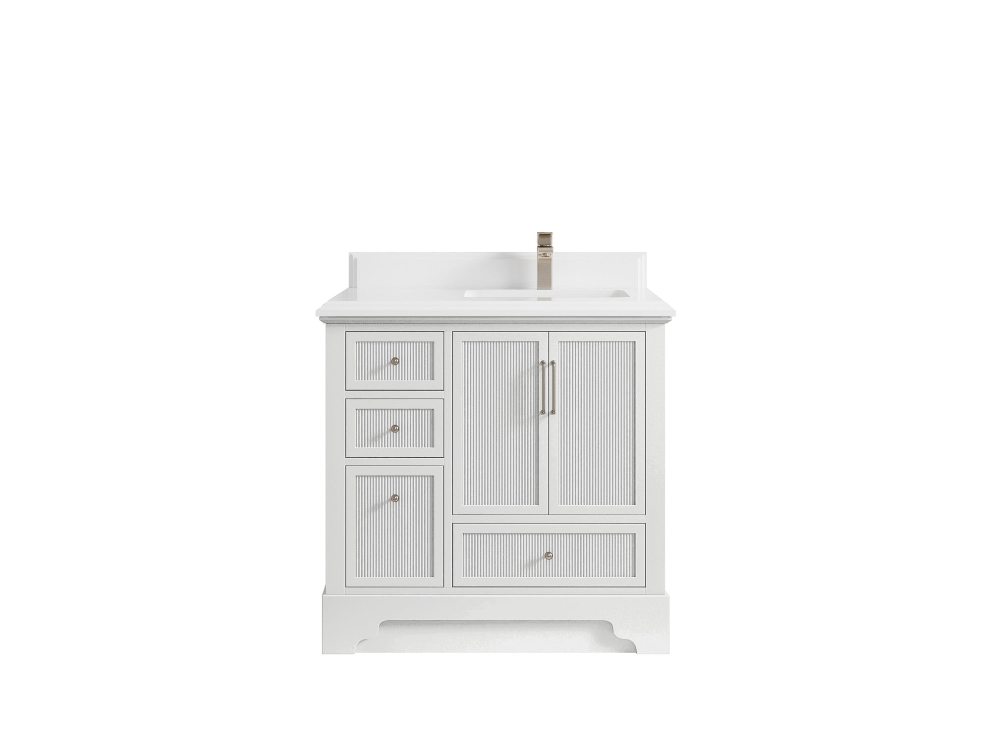 Alys 36 in. W x 22 in. D Right Offset Sink Bathroom Vanity