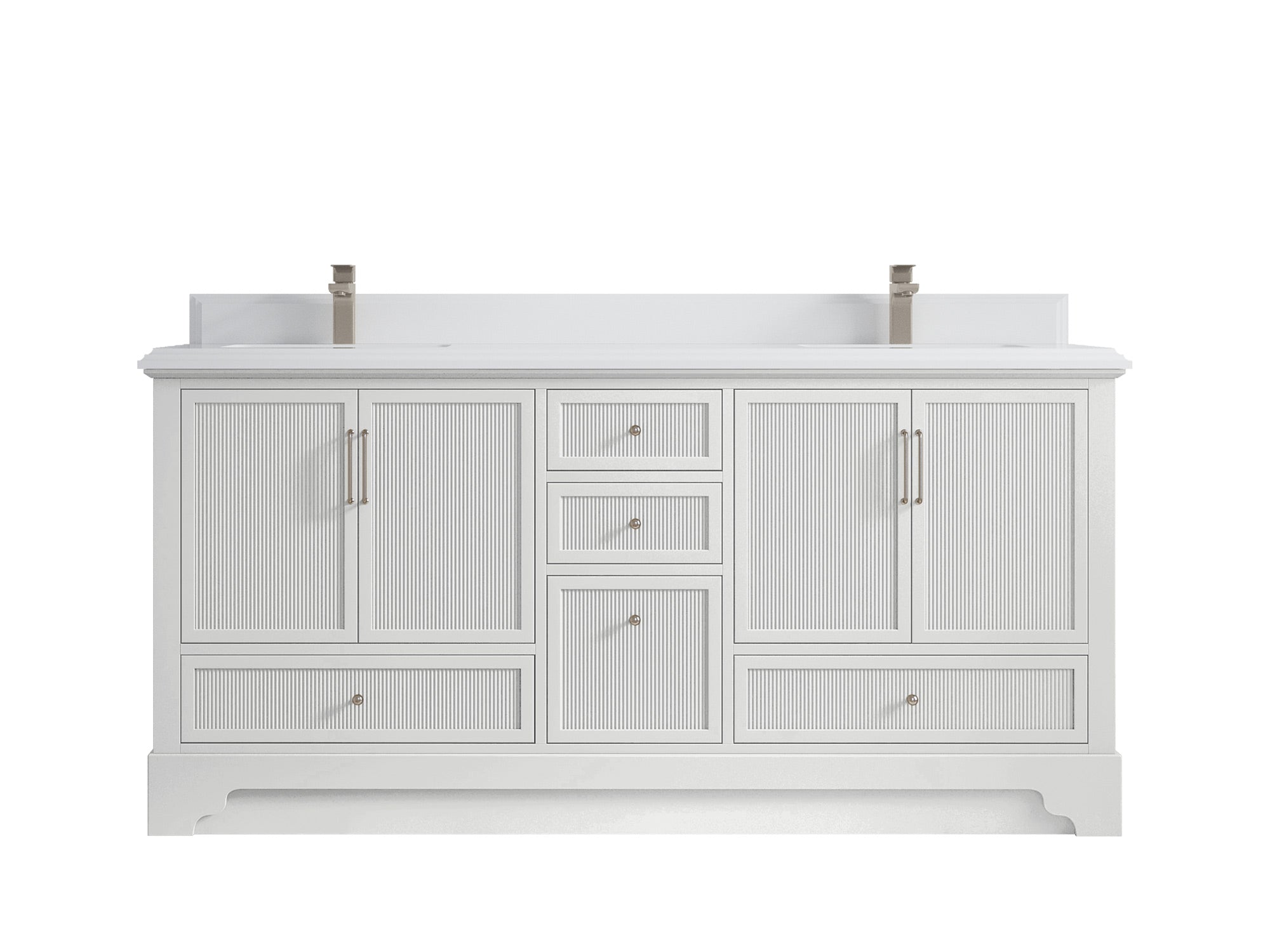 Alys 72 in. W x 22 in. D Double Sink Bathroom Vanity