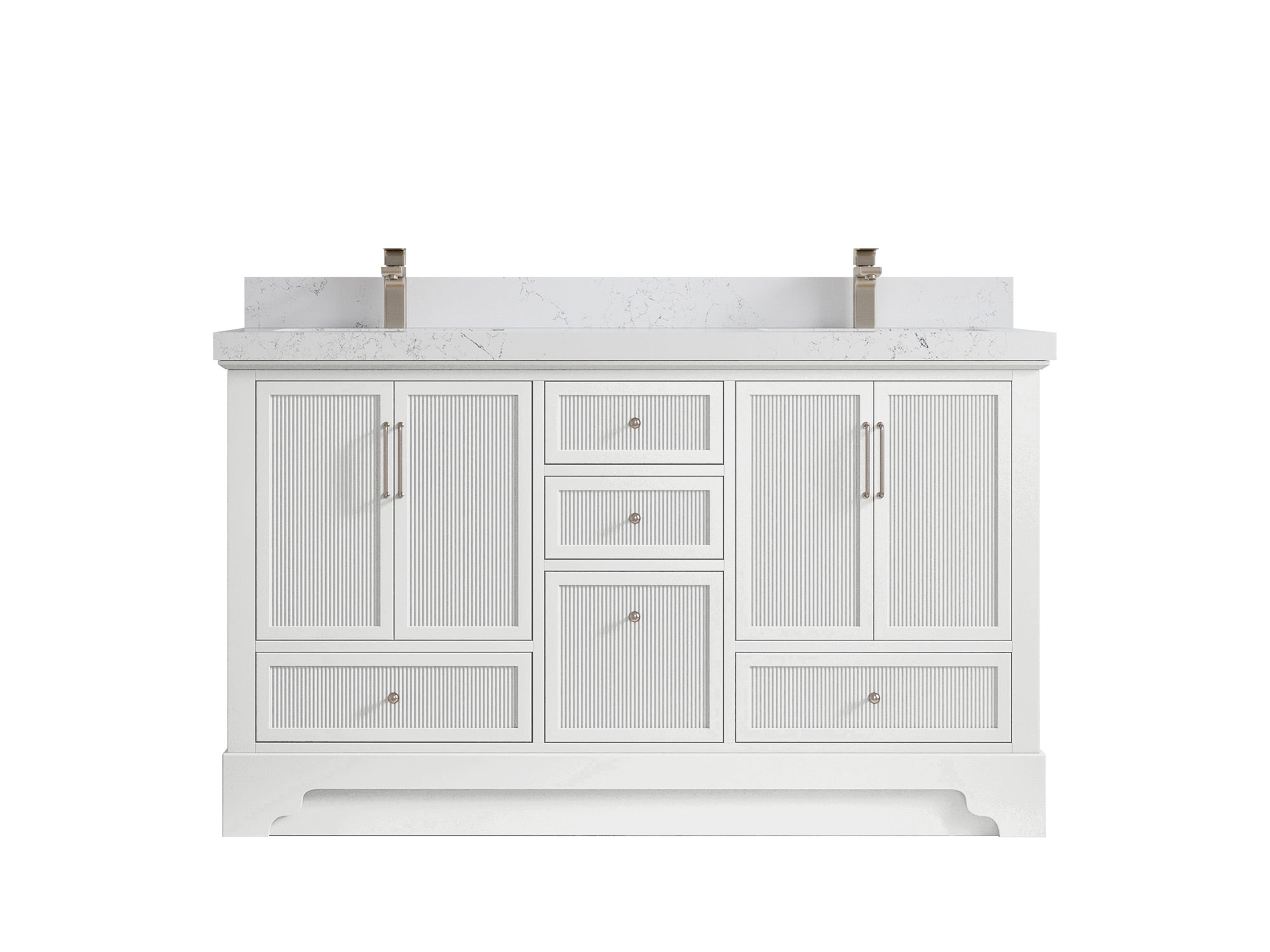 Alys 60 in. W x 22 in. D Double Sink Bathroom Vanity
