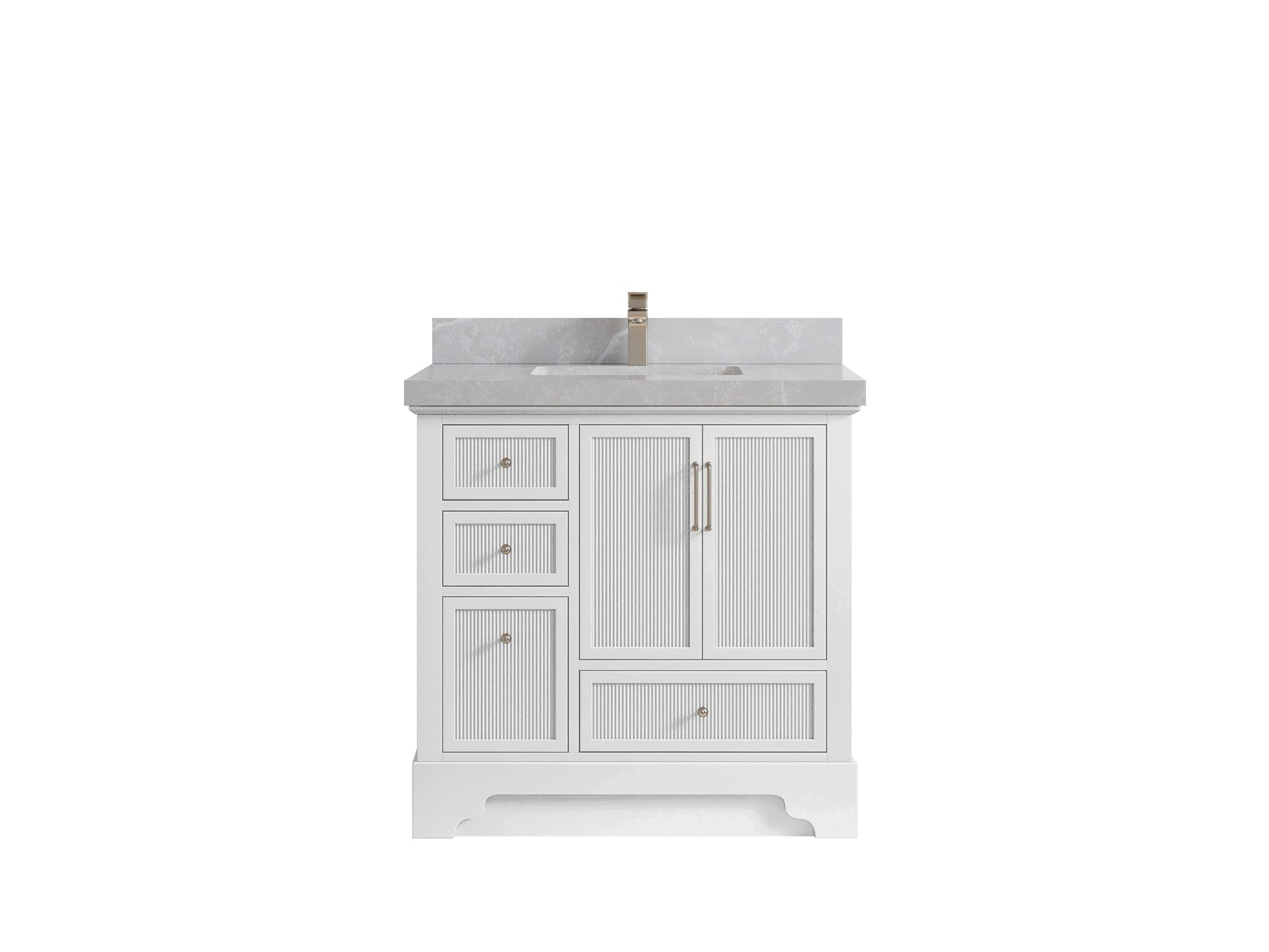 Alys 36 in. W x 22 in. D Center Sink Bathroom Vanity