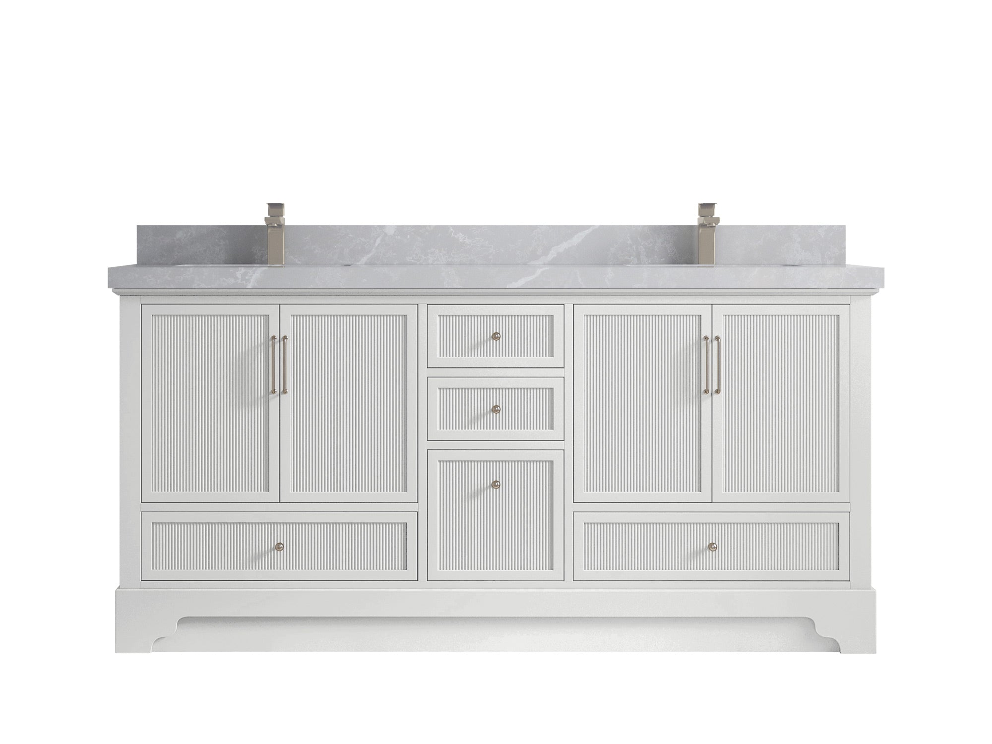 Alys 72 in. W x 22 in. D Double Sink Bathroom Vanity