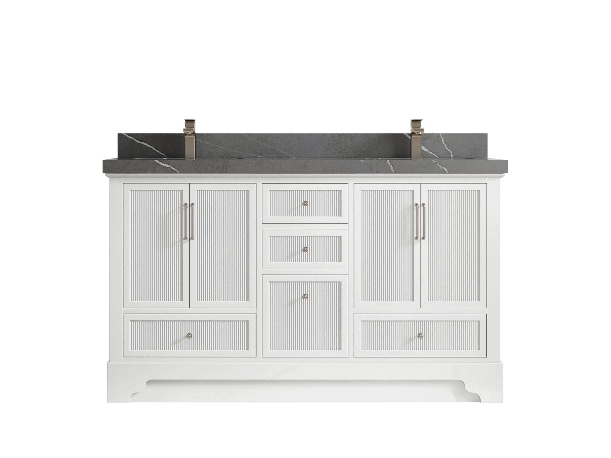Alys 60 in. W x 22 in. D Double Sink Bathroom Vanity