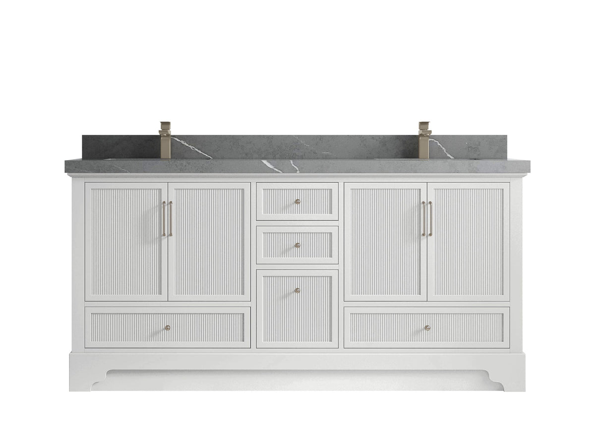 Alys 72 in. W x 22 in. D Double Sink Bathroom Vanity
