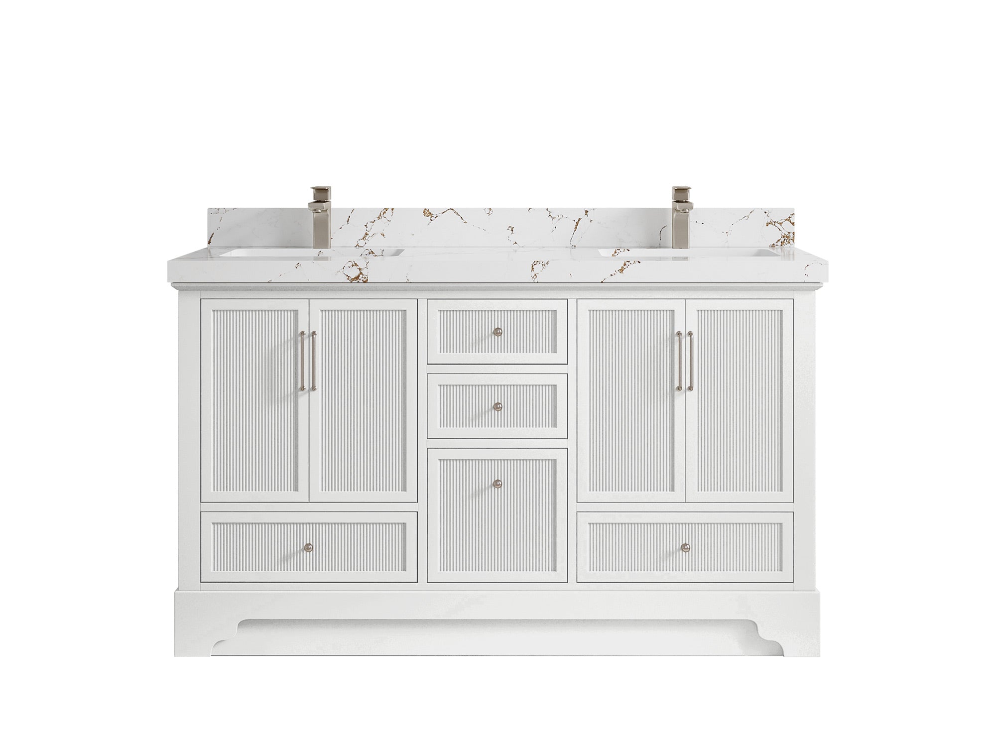 Alys 60 in. W x 22 in. D Double Sink Bathroom Vanity