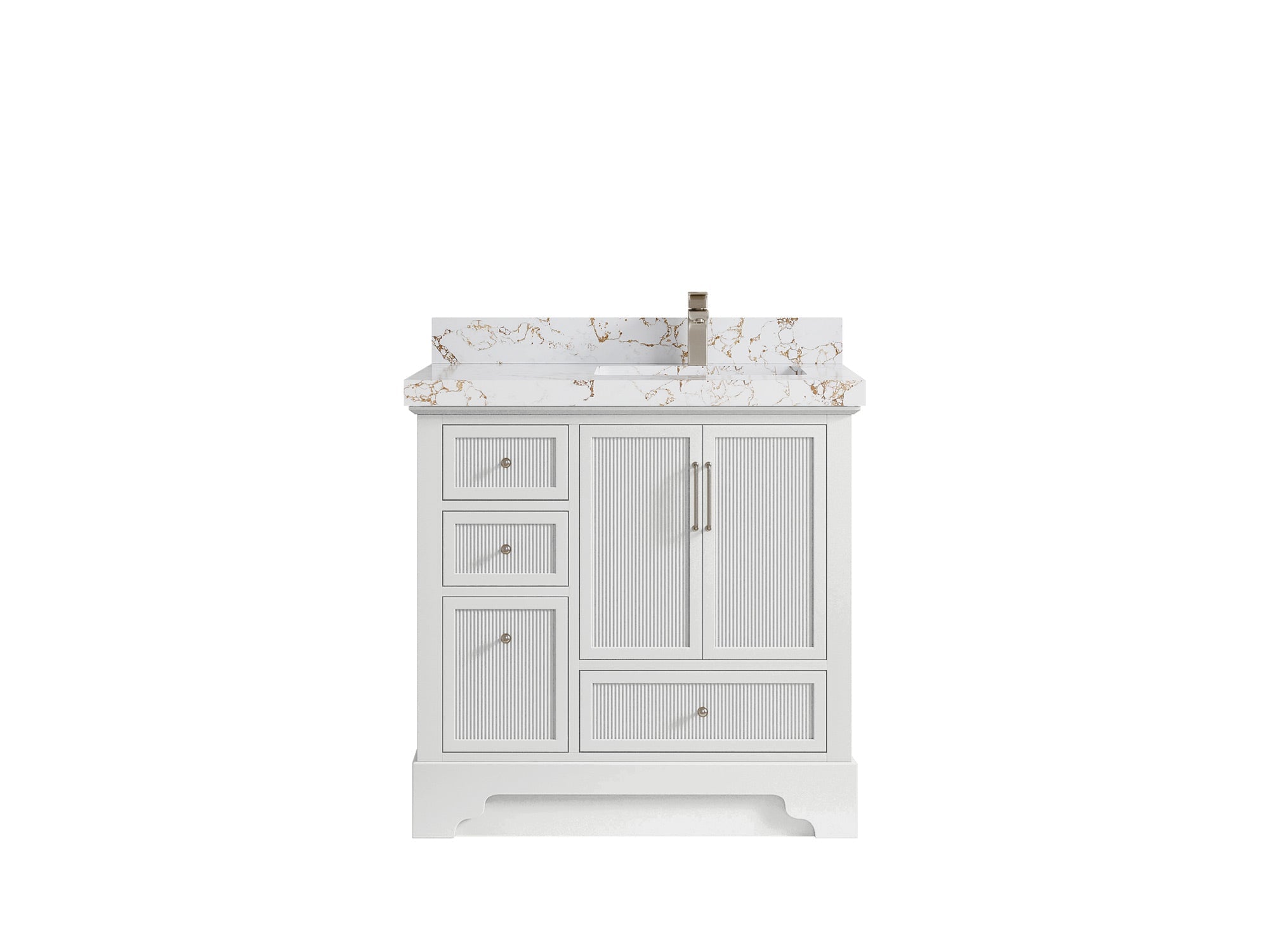 Alys 36 in. W x 22 in. D Right Offset Sink Bathroom Vanity