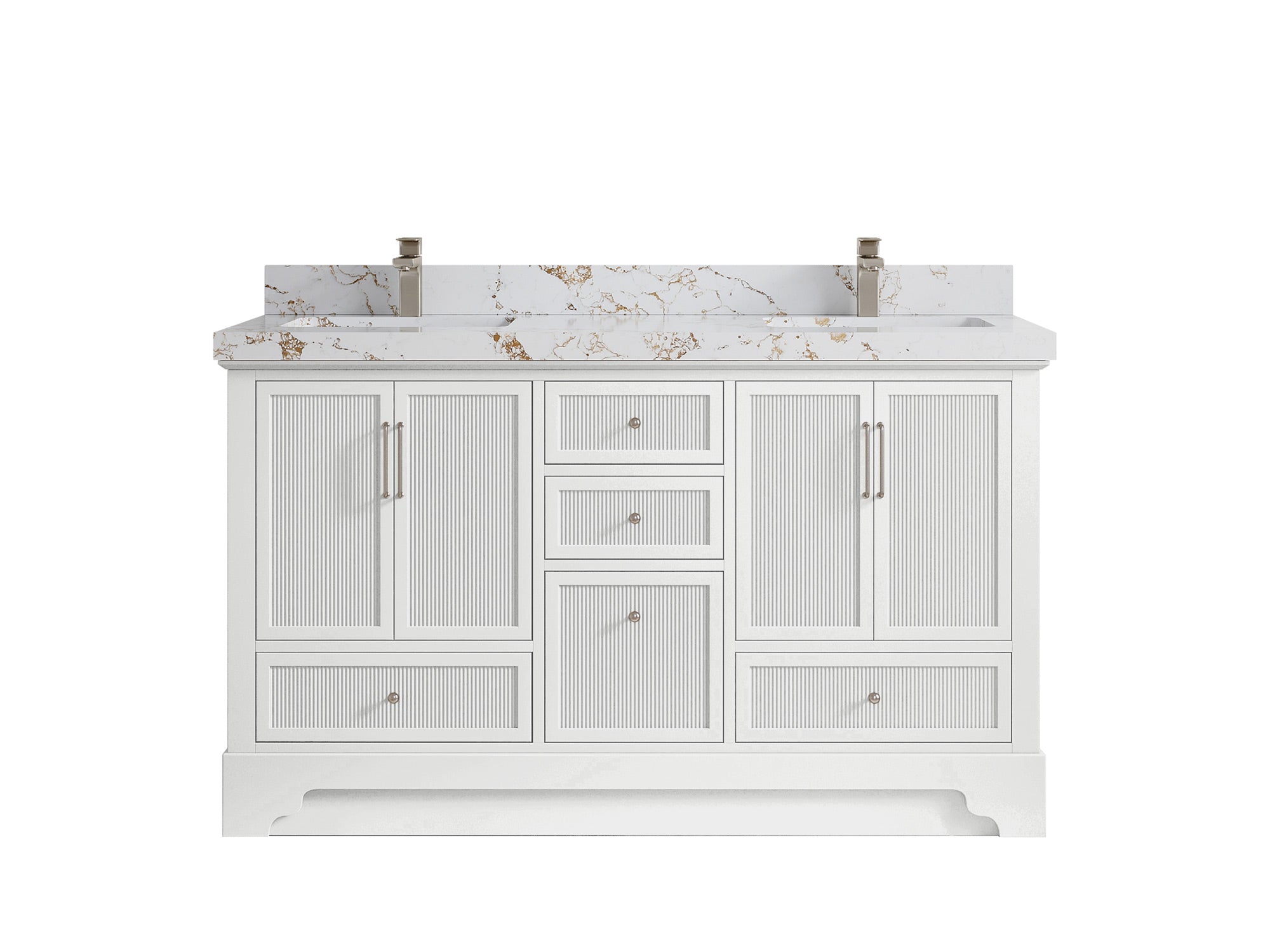 Alys 60 in. W x 22 in. D Double Sink Bathroom Vanity