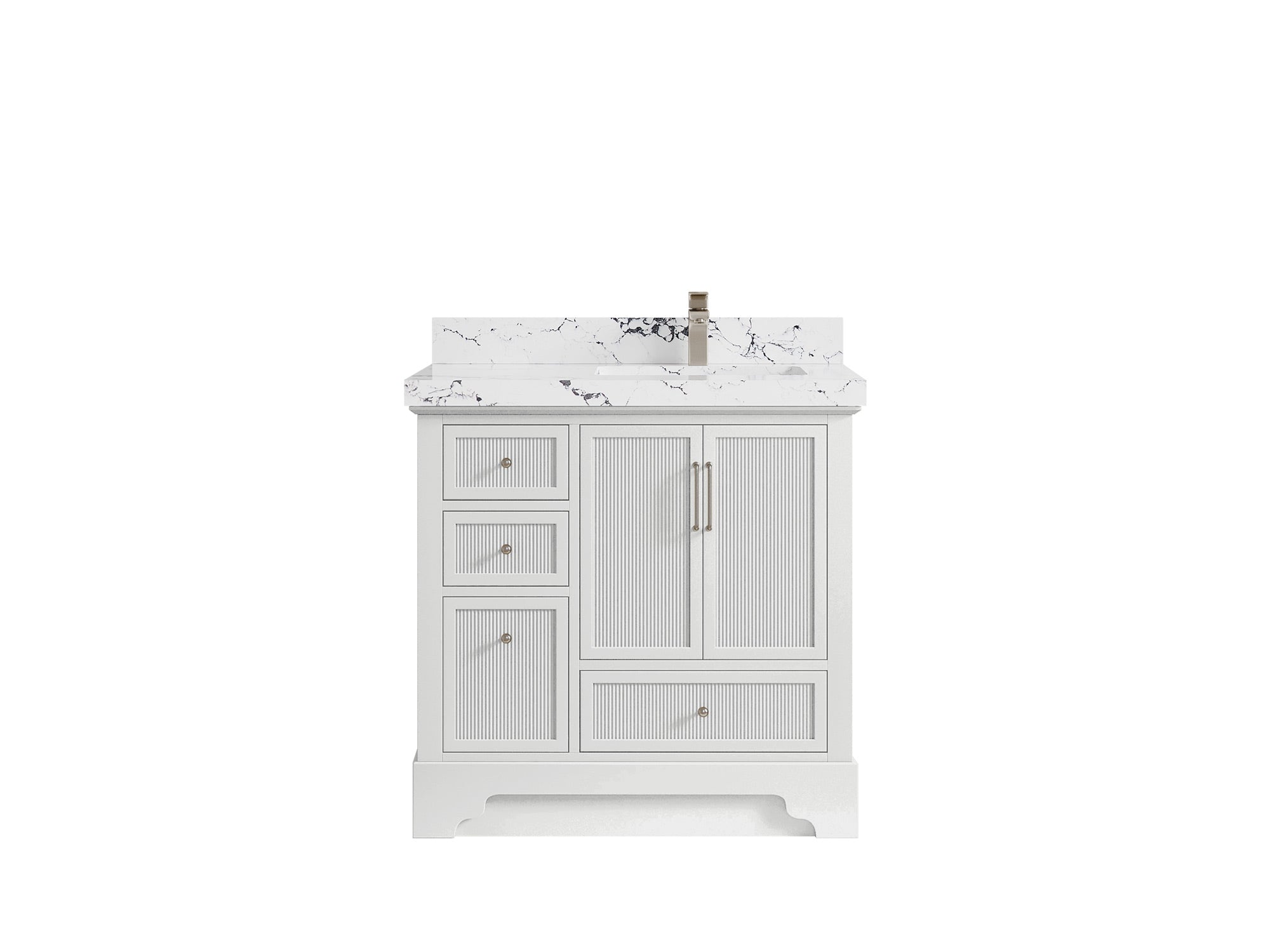 Alys 36 in. W x 22 in. D Right Offset Sink Bathroom Vanity