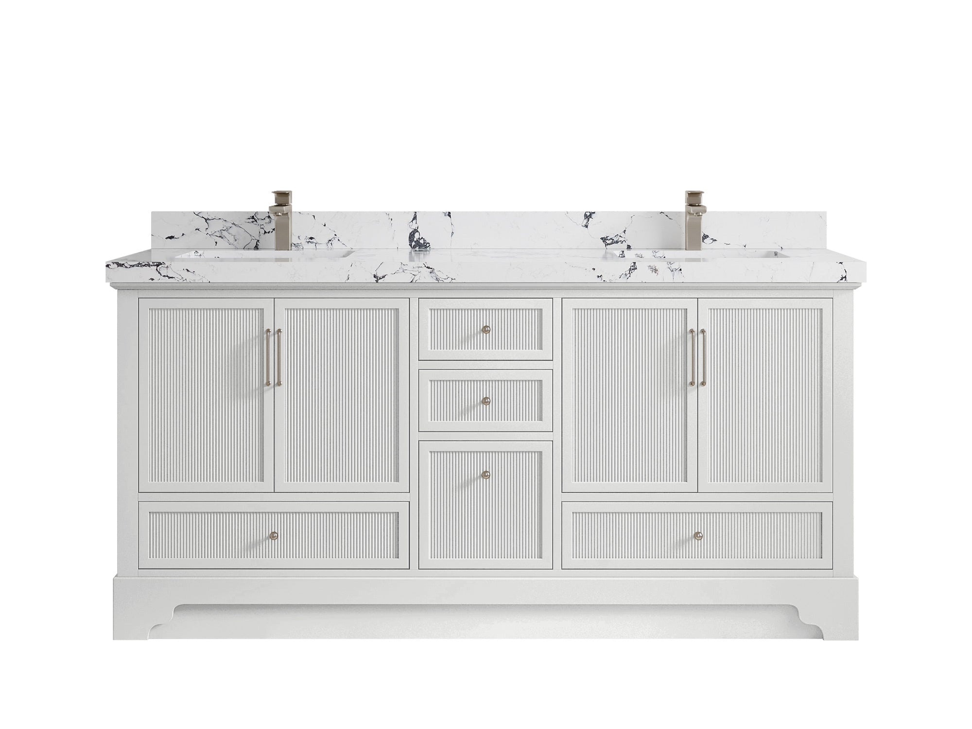 Alys 72 in. W x 22 in. D Double Sink Bathroom Vanity