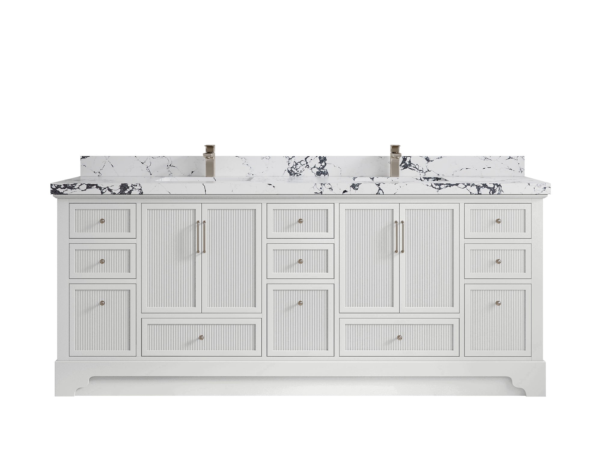 Alys 84 in. W x 22 in. D Double Sink Bathroom Vanity