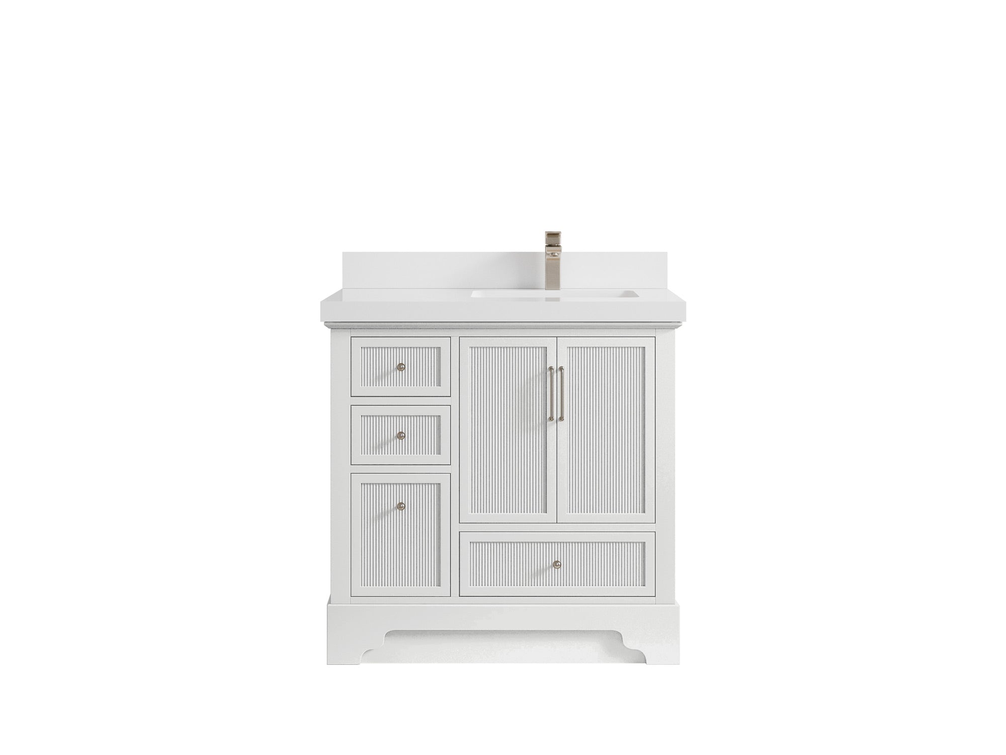 Alys 36 in. W x 22 in. D Right Offset Sink Bathroom Vanity