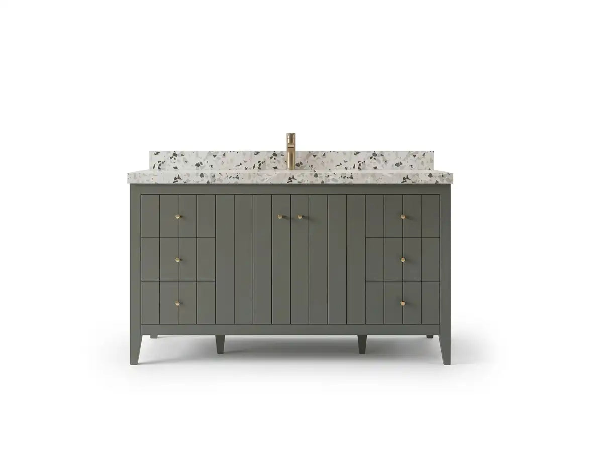 Atlanta 60 in. W x 22 in. D Single Sink Bathroom Vanity