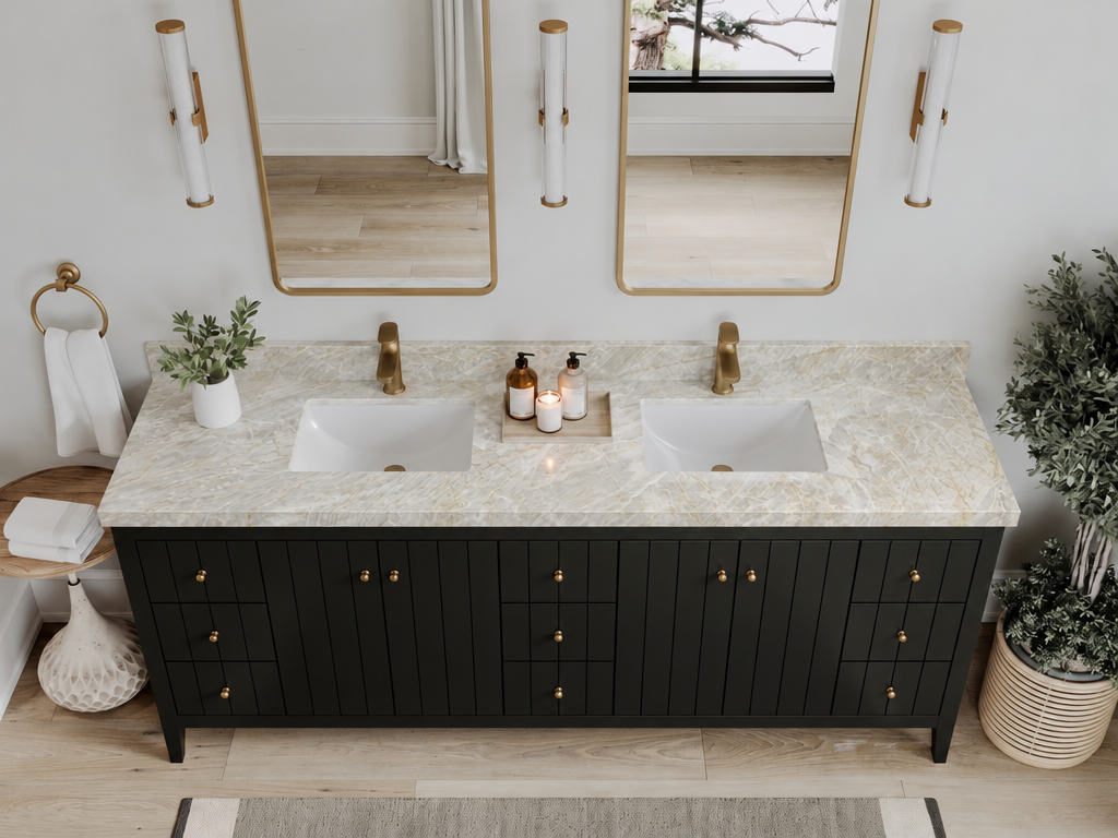 Atlanta 60 in. W x 22 in. D Single Sink Bathroom Vanity