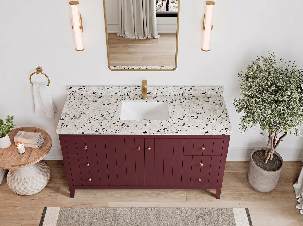 Atlanta 60 in. W x 22 in. D Single Sink Bathroom Vanity