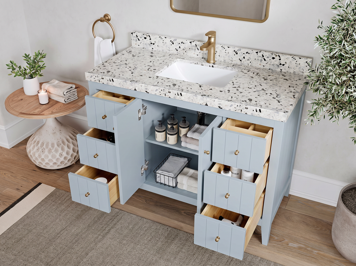 Atlanta 48 in. W x 22 in. D Single Sink Bathroom Vanity