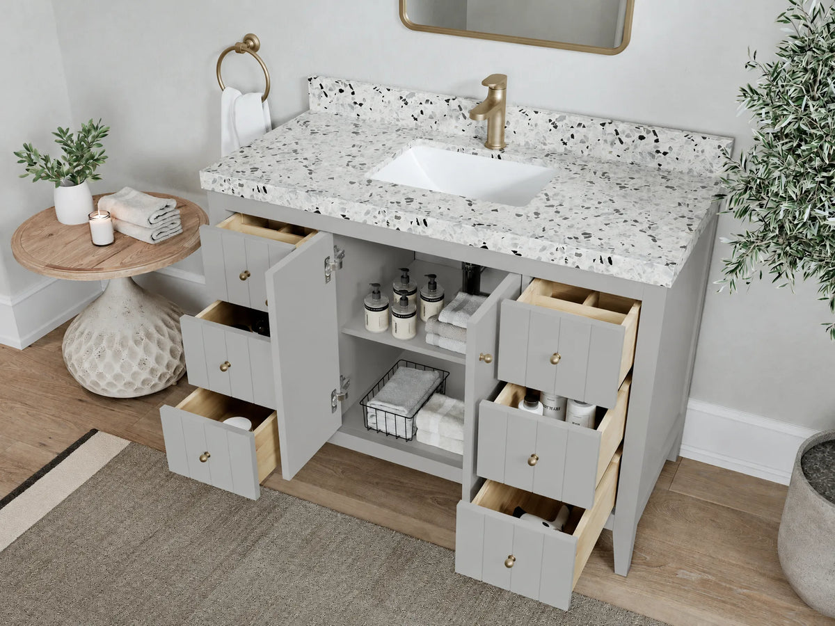 Atlanta 48 in. W x 22 in. D Single Sink Bathroom Vanity