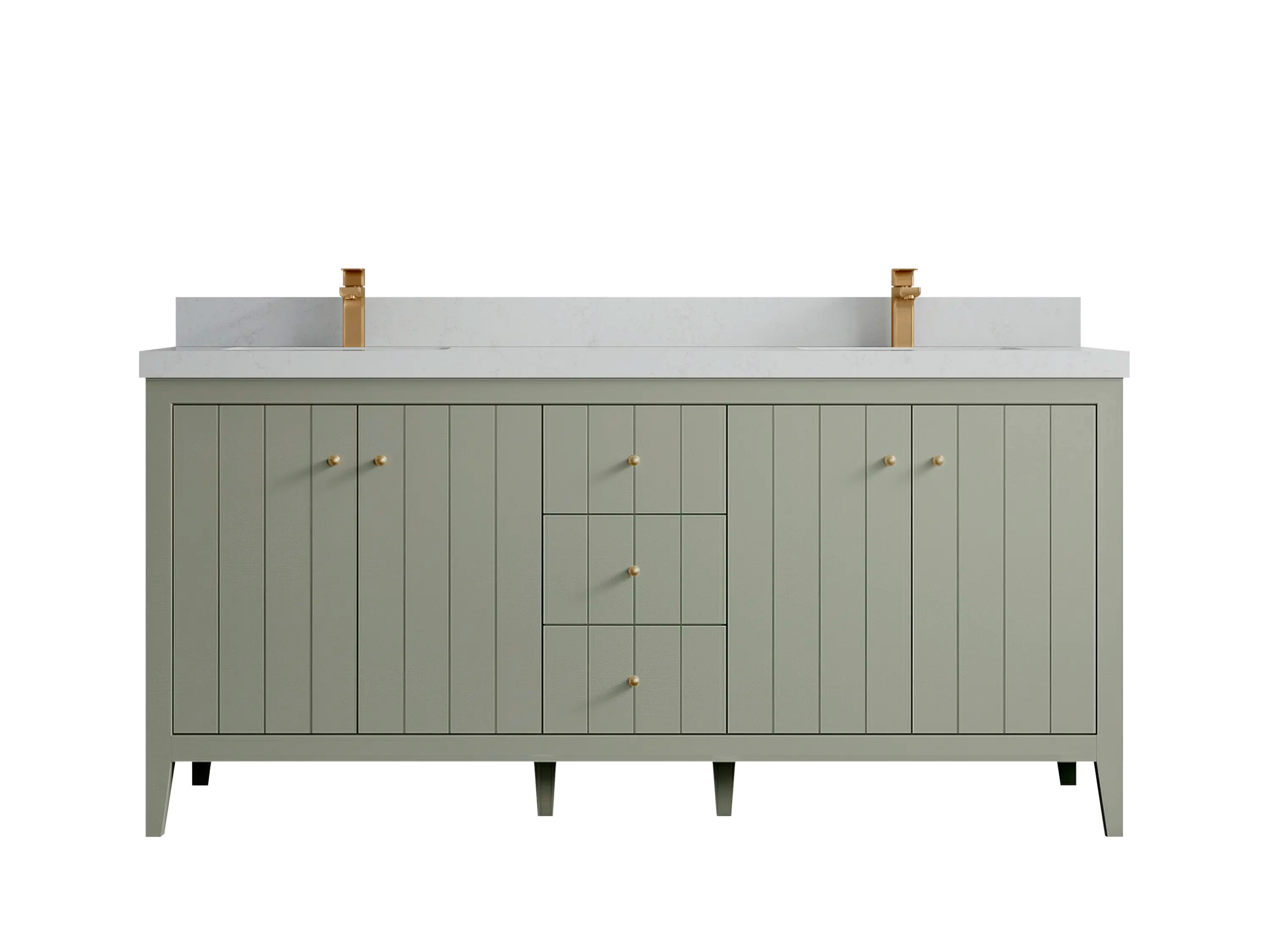 Atlanta 72 in. W x 22 in. D Double Sink Bathroom Vanity