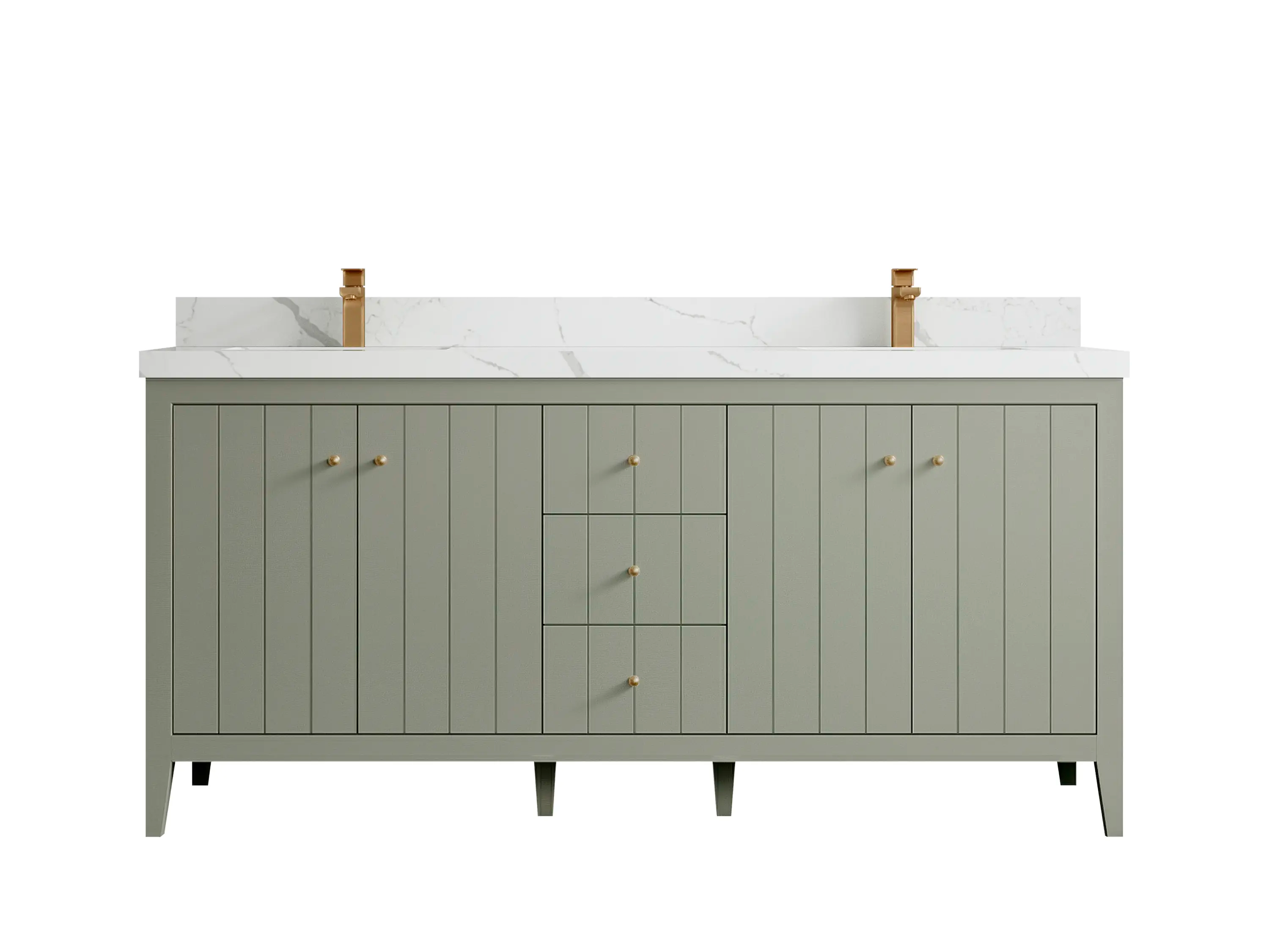 Atlanta 72 in. W x 22 in. D Double Sink Bathroom Vanity