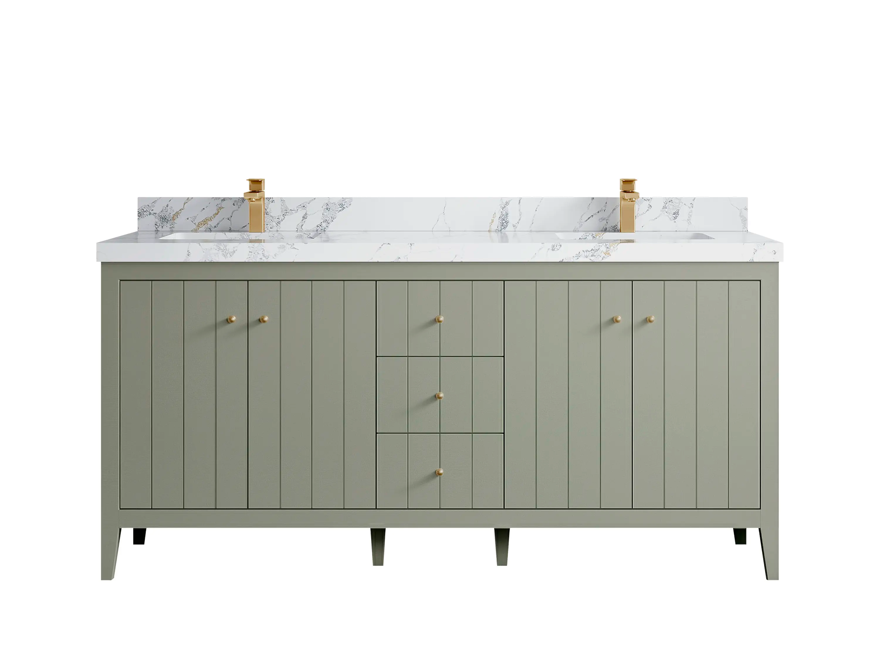 Atlanta 72 in. W x 22 in. D Double Sink Bathroom Vanity