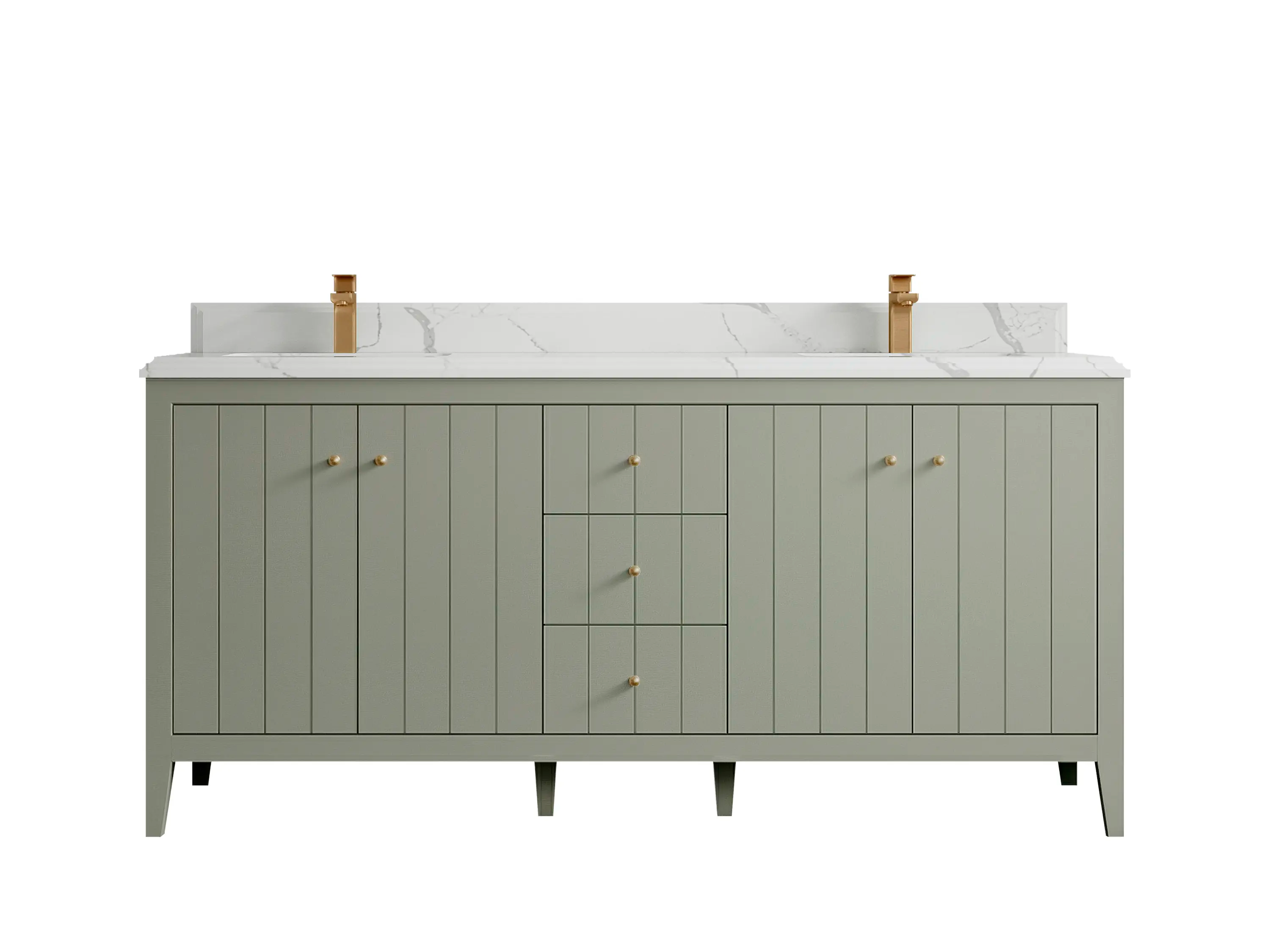 Atlanta 72 in. W x 22 in. D Double Sink Bathroom Vanity