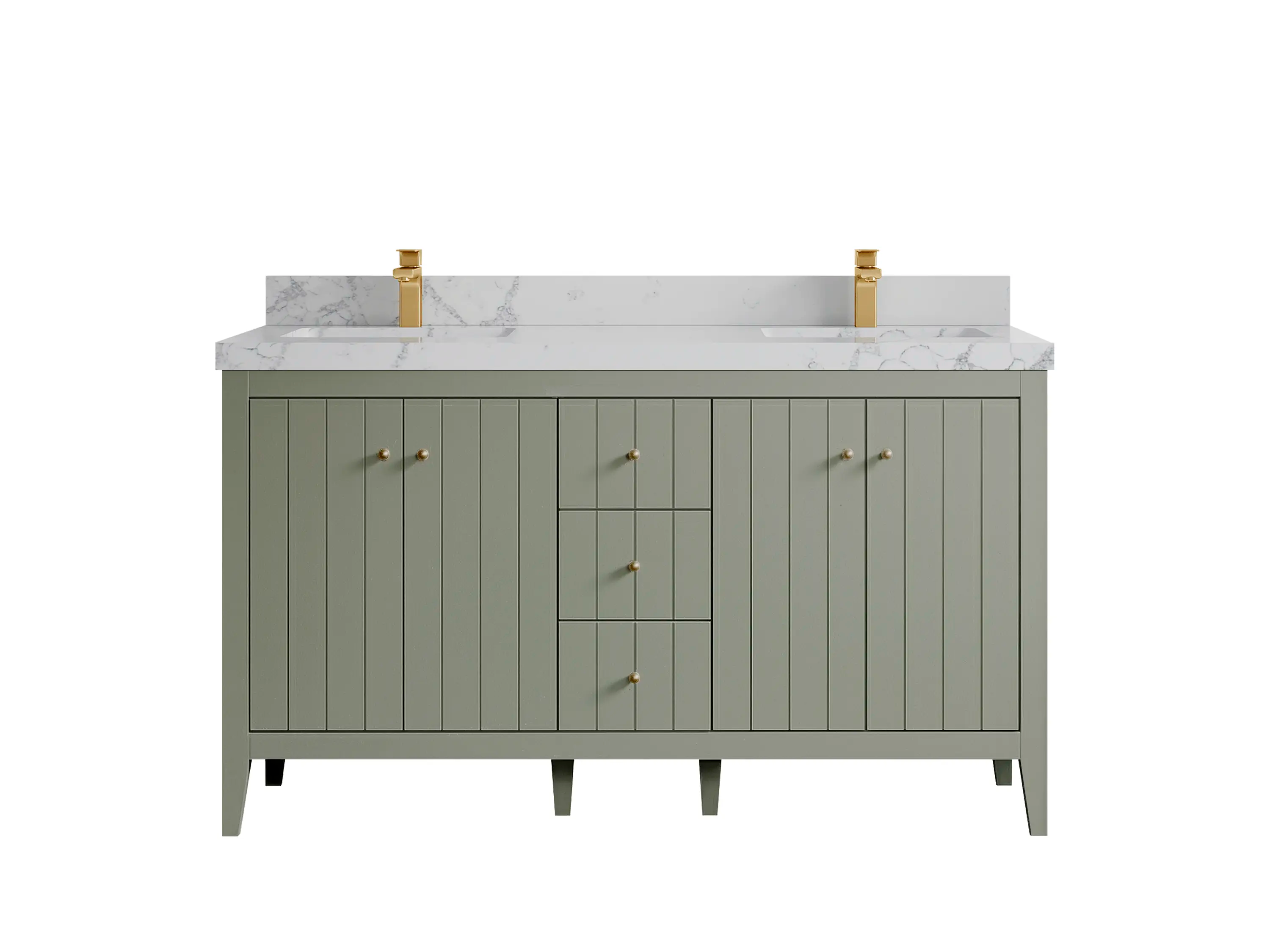 Atlanta 60 in. W x 22 in. D Double Sink Bathroom Vanity