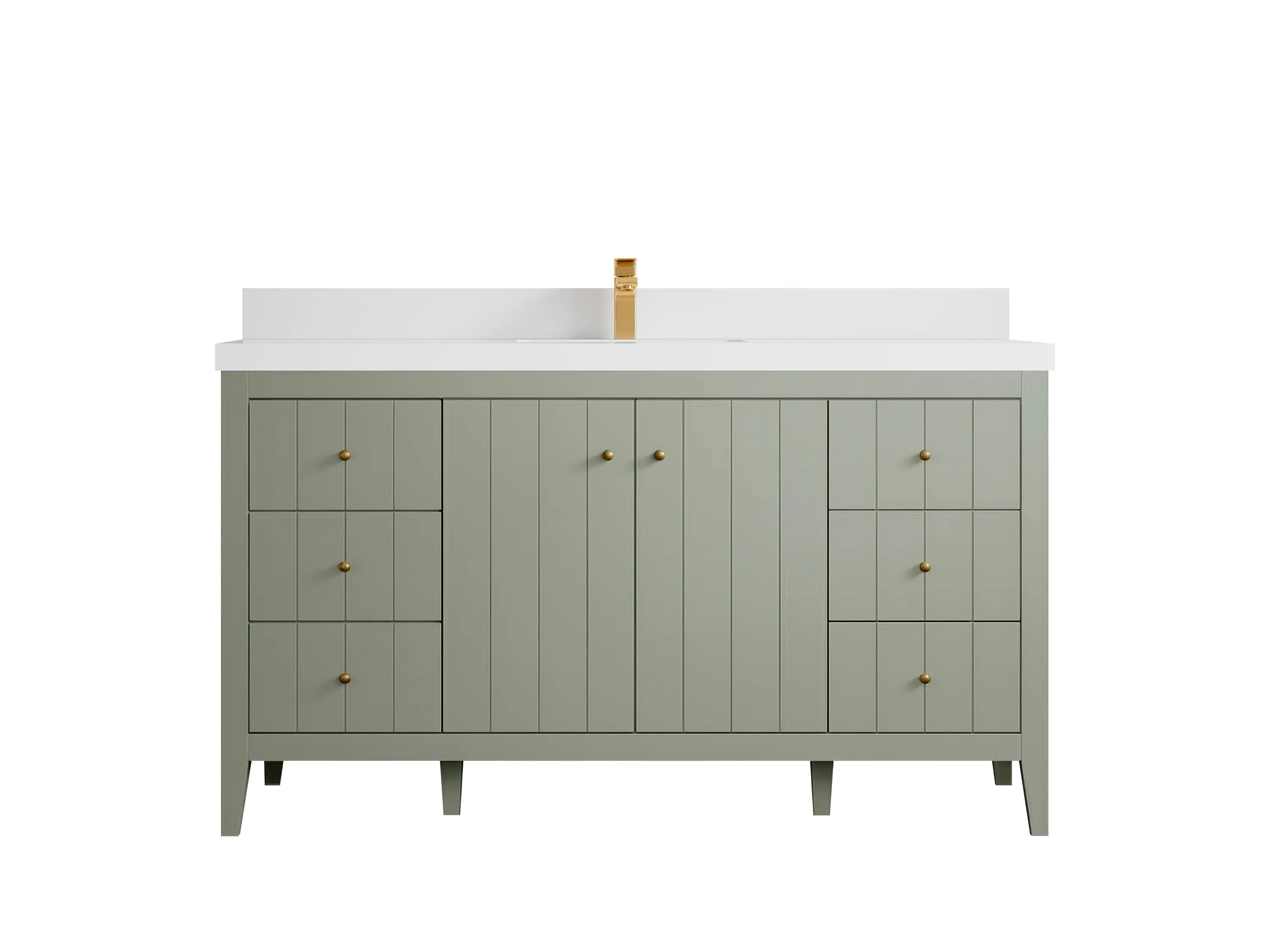 Atlanta 60 in. W x 22 in. D Single Sink Bathroom Vanity