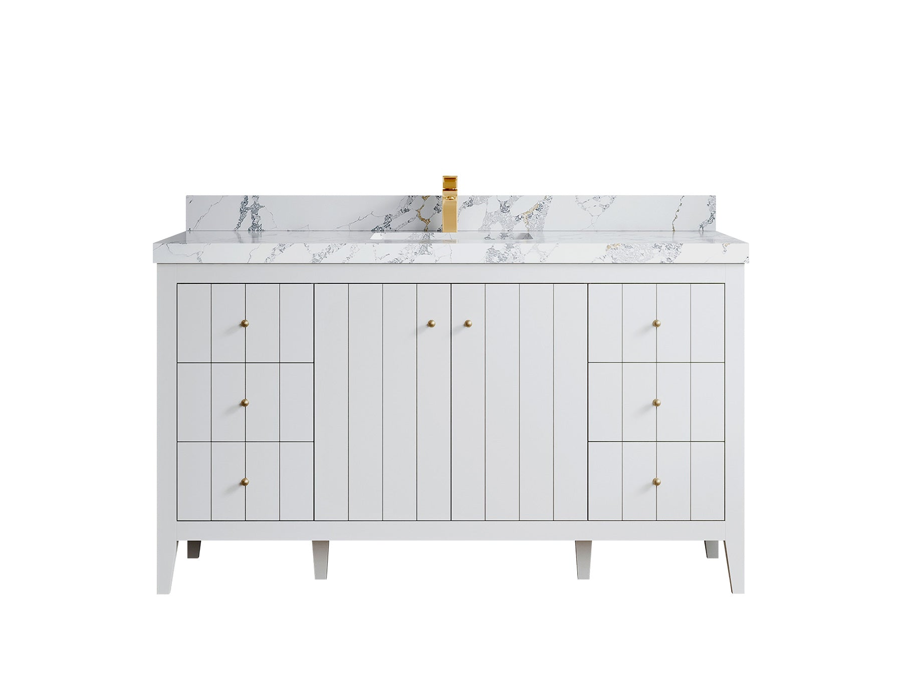Atlanta 60 in. W x 22 in. D Single Sink Bathroom Vanity