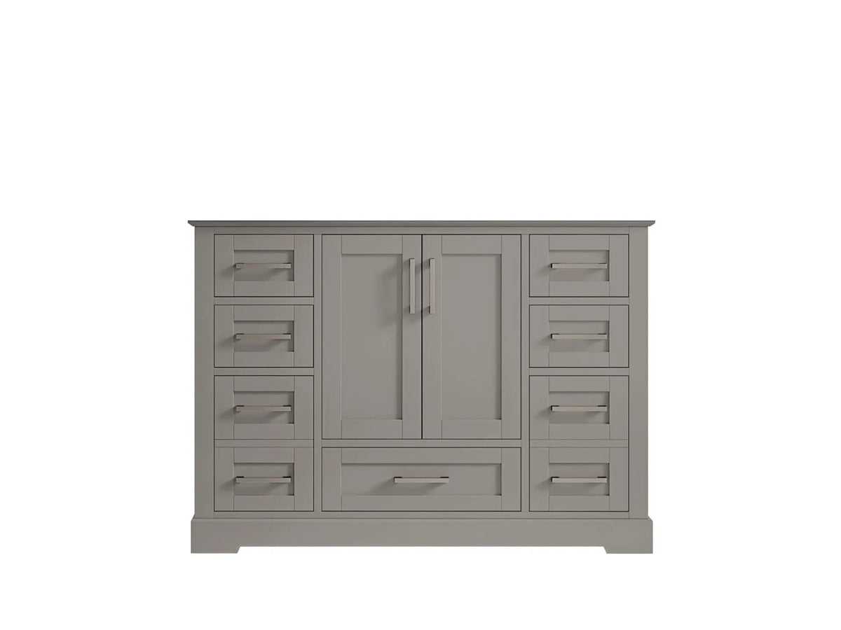 Boston 48 in. W x 22 in. D Single Sink Bathroom Vanity in Fine Grain with Countertop - Cabinet Only