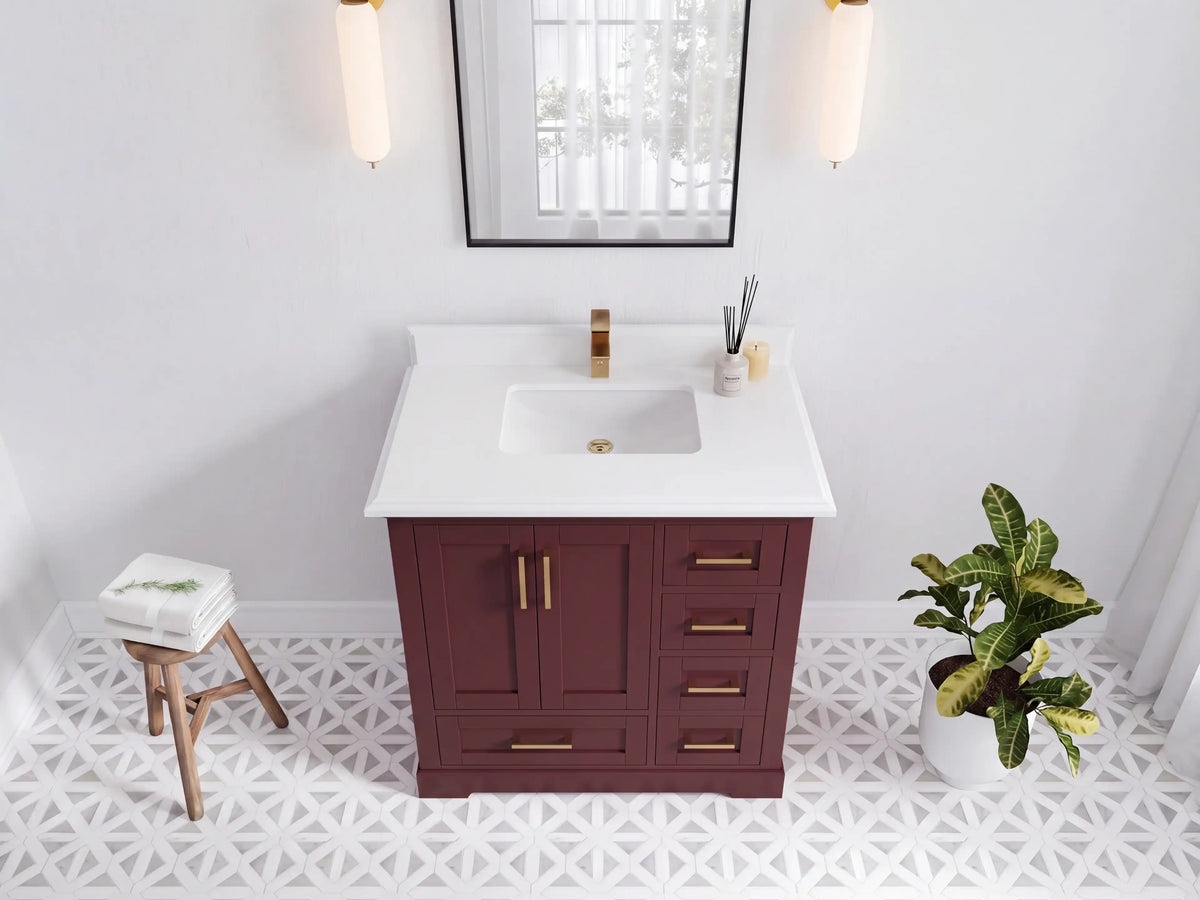 Boston 36 in. W x 22 in. D Center Sink Bathroom Vanity
