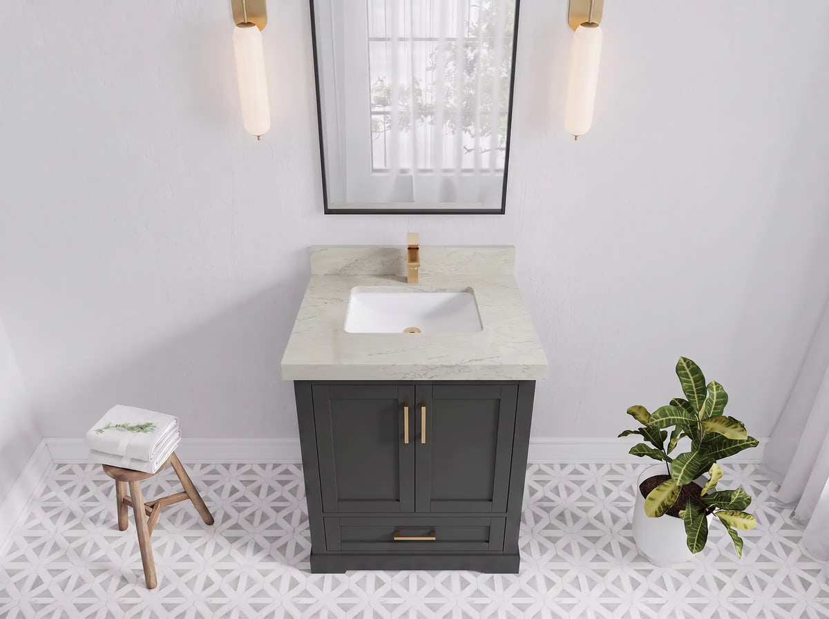 Boston 30 in. W x 22 in. D Single Sink Bathroom Vanity