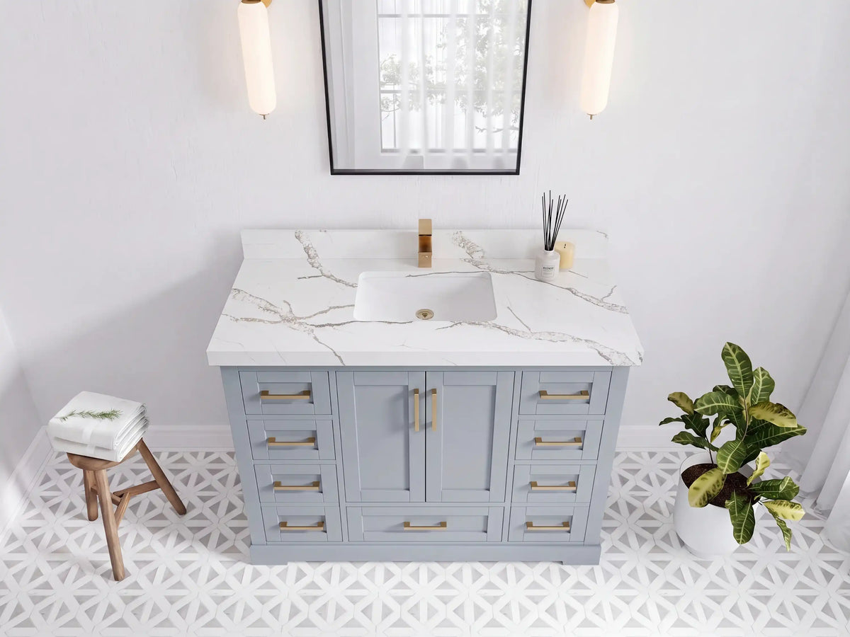 Boston 48 in. W x 22 in. D Single Sink Bathroom Vanity