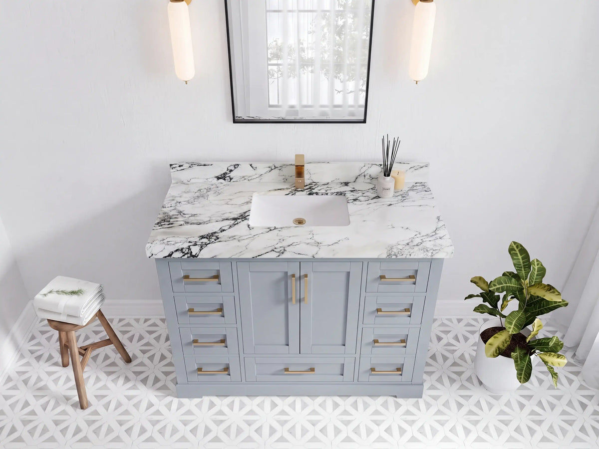 Boston 48 in. W x 22 in. D Single Sink Bathroom Vanity