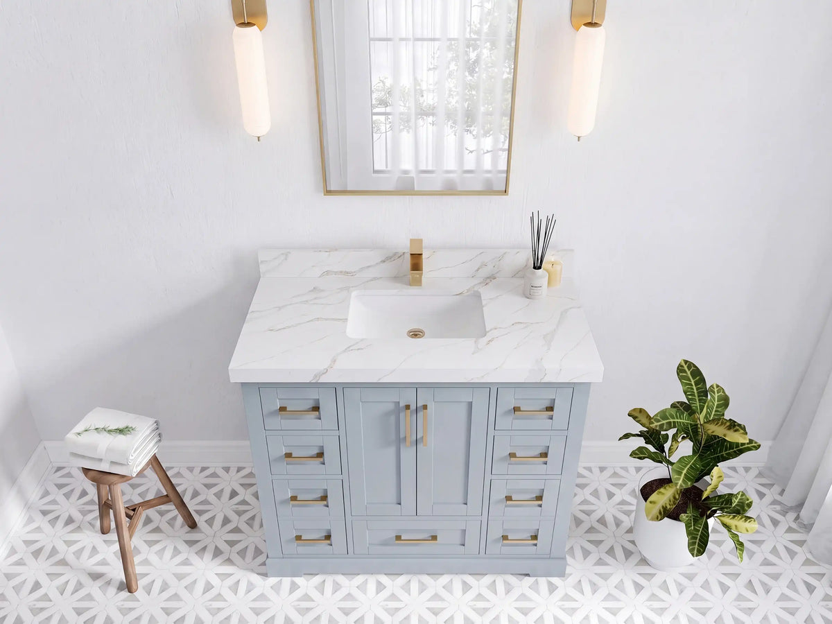 Boston 42 in. W x 22 in. D Single Sink Bathroom Vanity