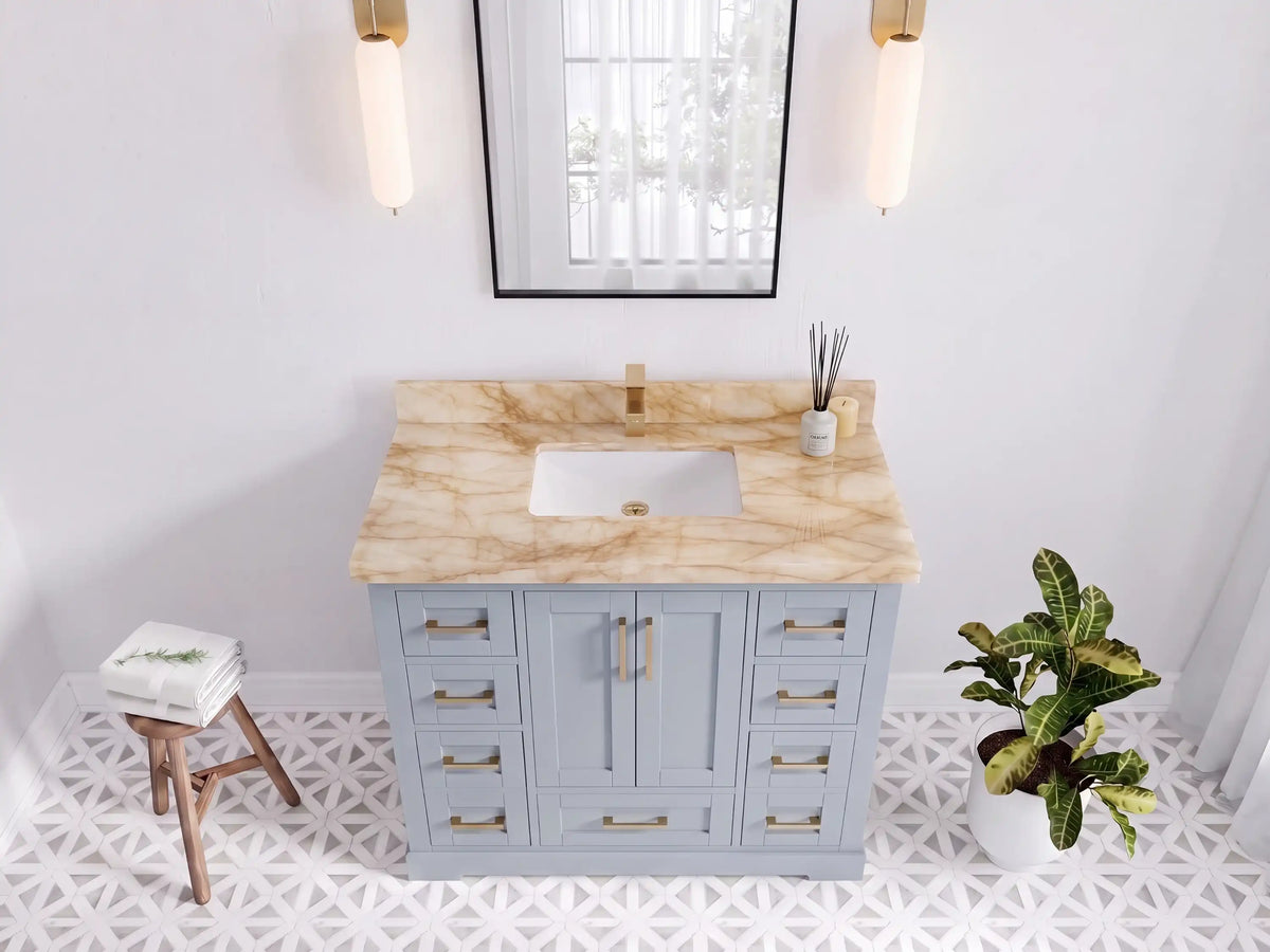 Boston 42 in. W x 22 in. D Single Sink Bathroom Vanity