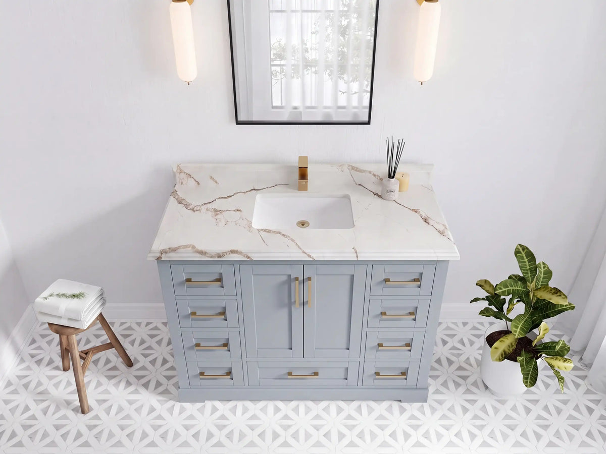 Boston 48 in. W x 22 in. D Single Sink Bathroom Vanity