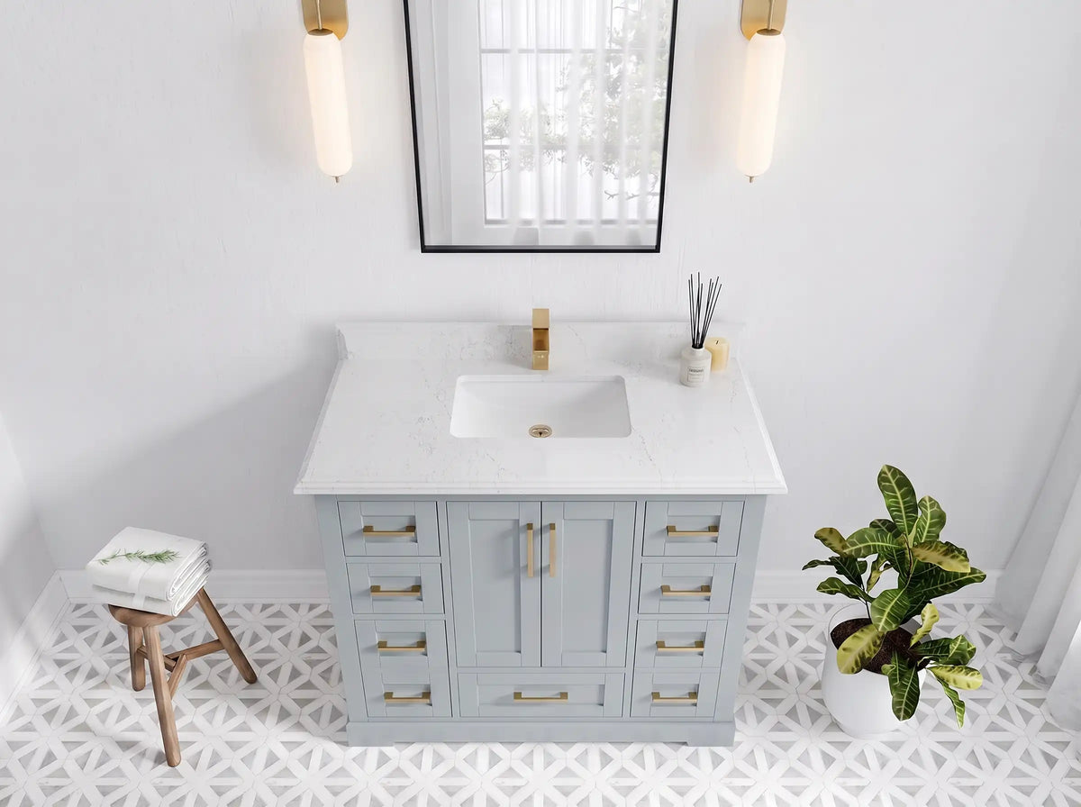 Boston 42 in. W x 22 in. D Single Sink Bathroom Vanity